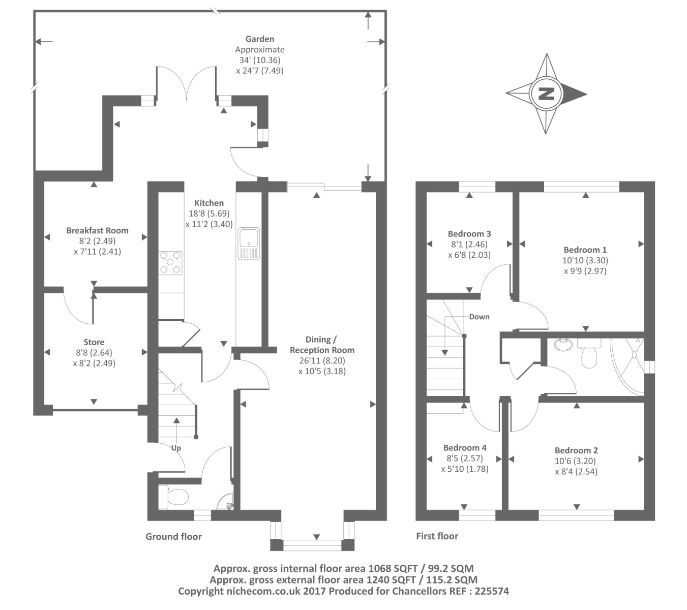 4 Bedrooms Link-detached house for sale in Middleton Cheney, Banbury OX17