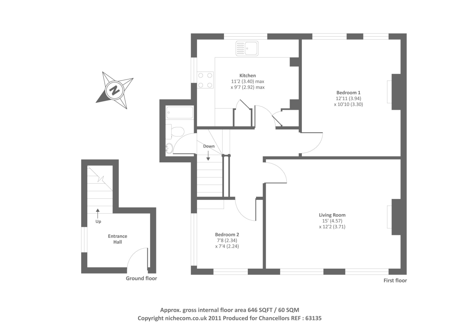 1a, Newtown Gardens, Henley-on-thames floorplan