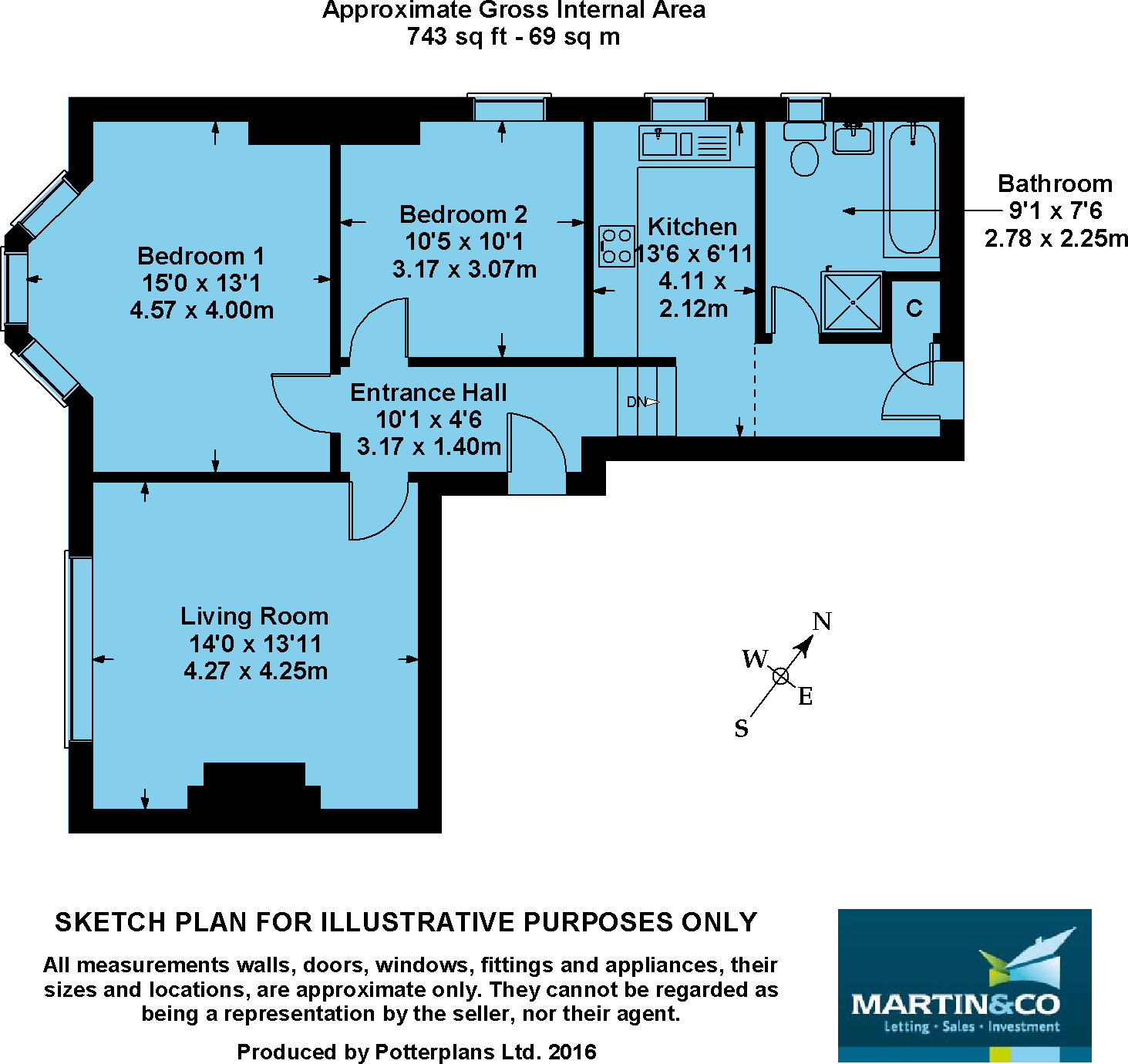 2 Bedrooms Flat to rent in Eldorado Road, Cheltenham GL50