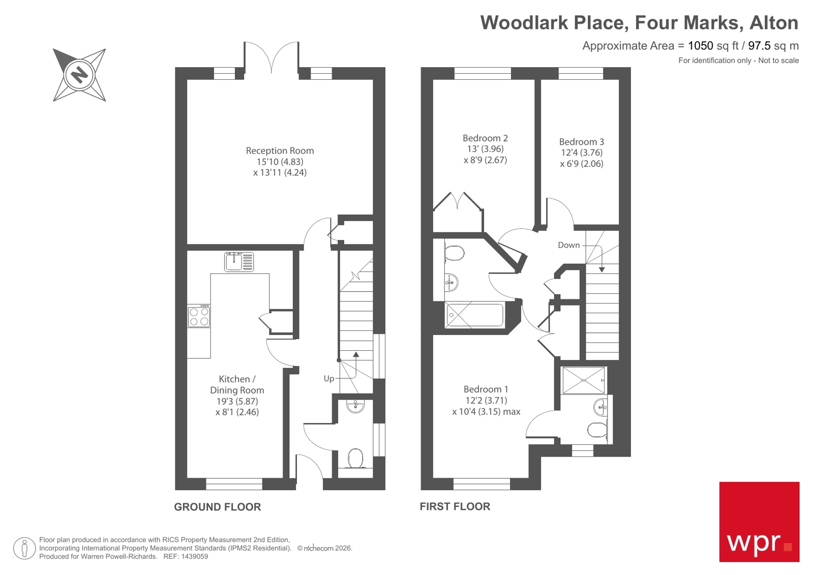 5, Woodlark Place, Alton floorplan