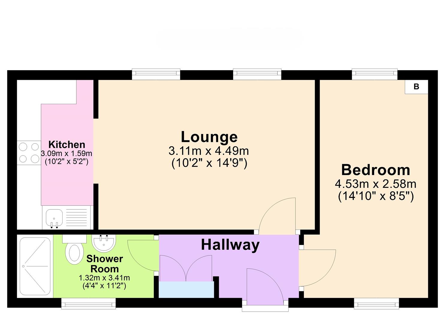62 St James Oaks, Trafalgar Road, Gravesend floorplan