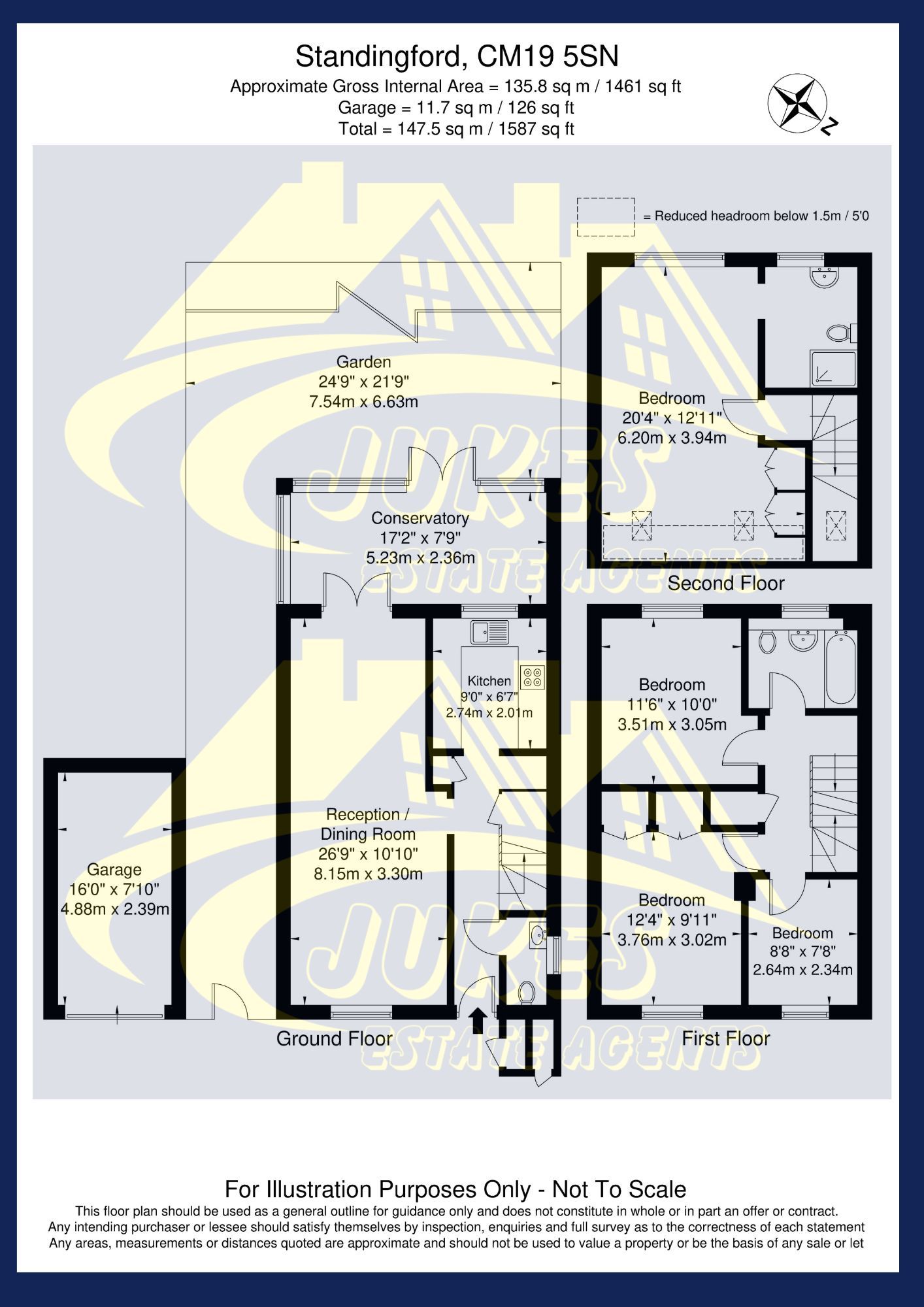 43 Standingford, Harlow floorplan