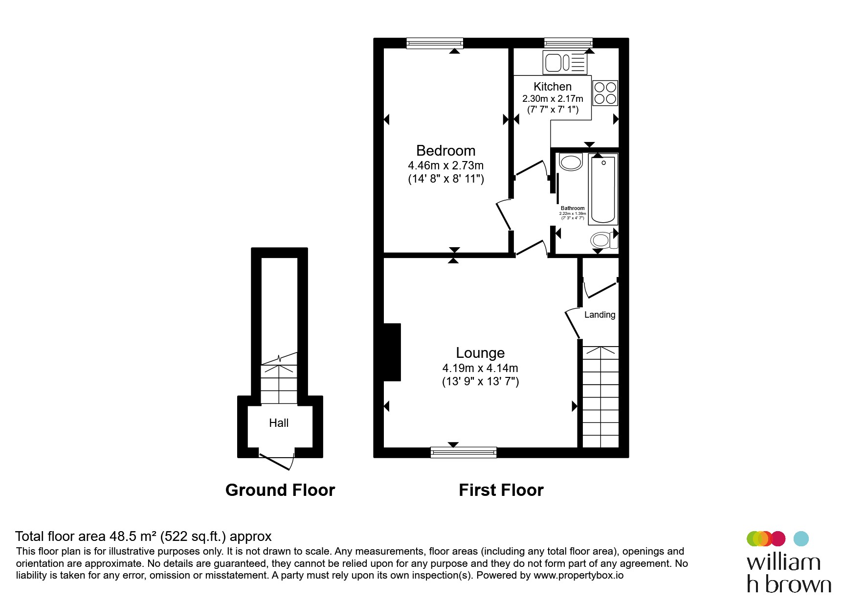 11, Temple Court, Leeds floorplan