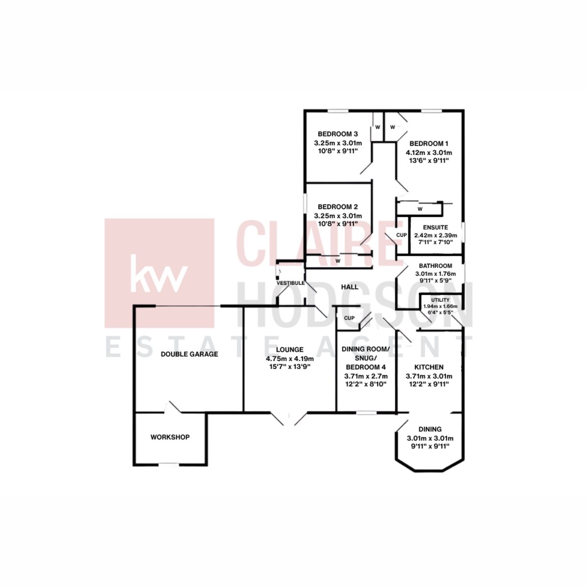 14, Craighouse Place, Dunfermline floorplan