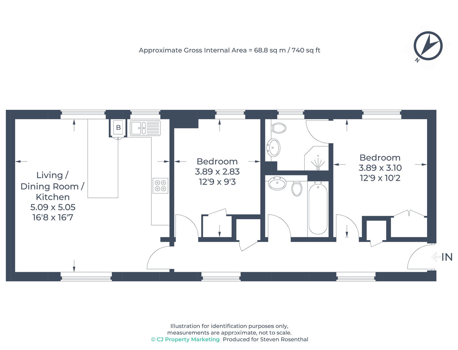 Gilbert Scott Court,17, Whielden Street, Amersham floorplan
