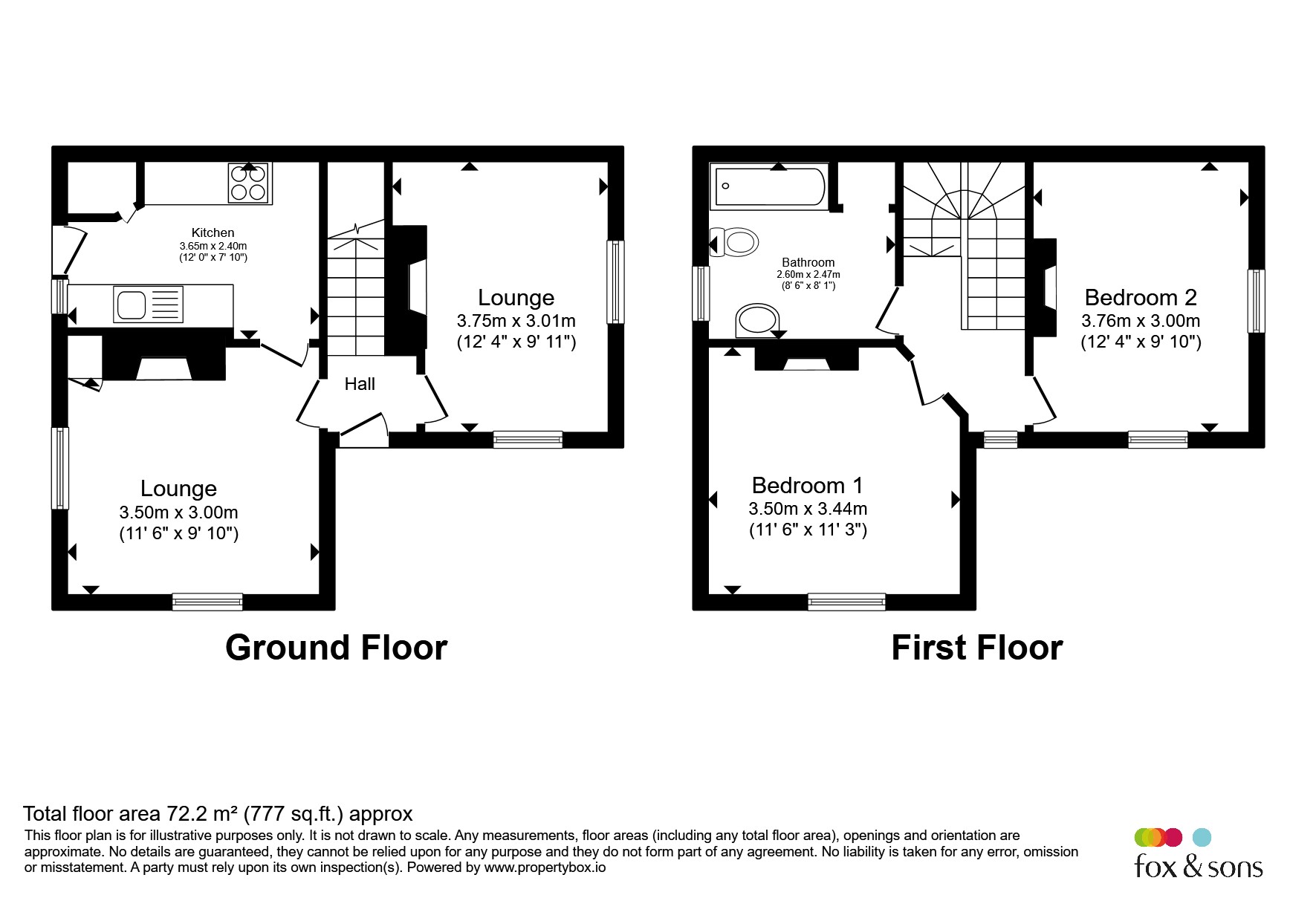 4, Railway Cottages, Uckfield floorplan