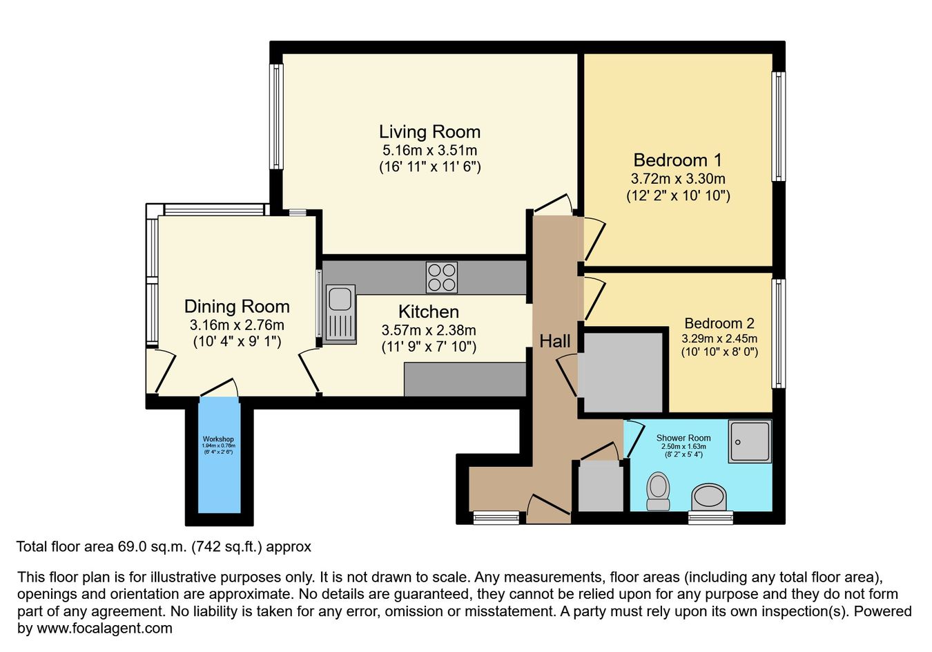 17, Chatsworth Place, Cleethorpes floorplan