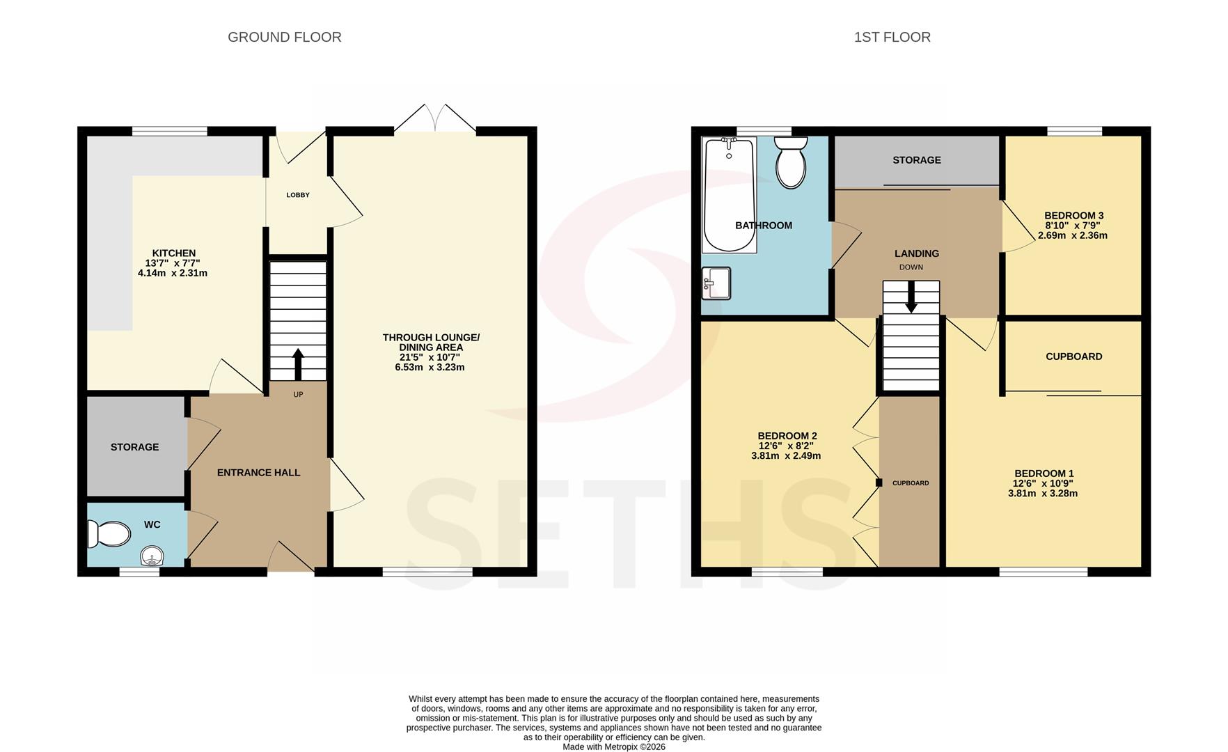 159, Rowanberry Avenue, Leicester floorplan