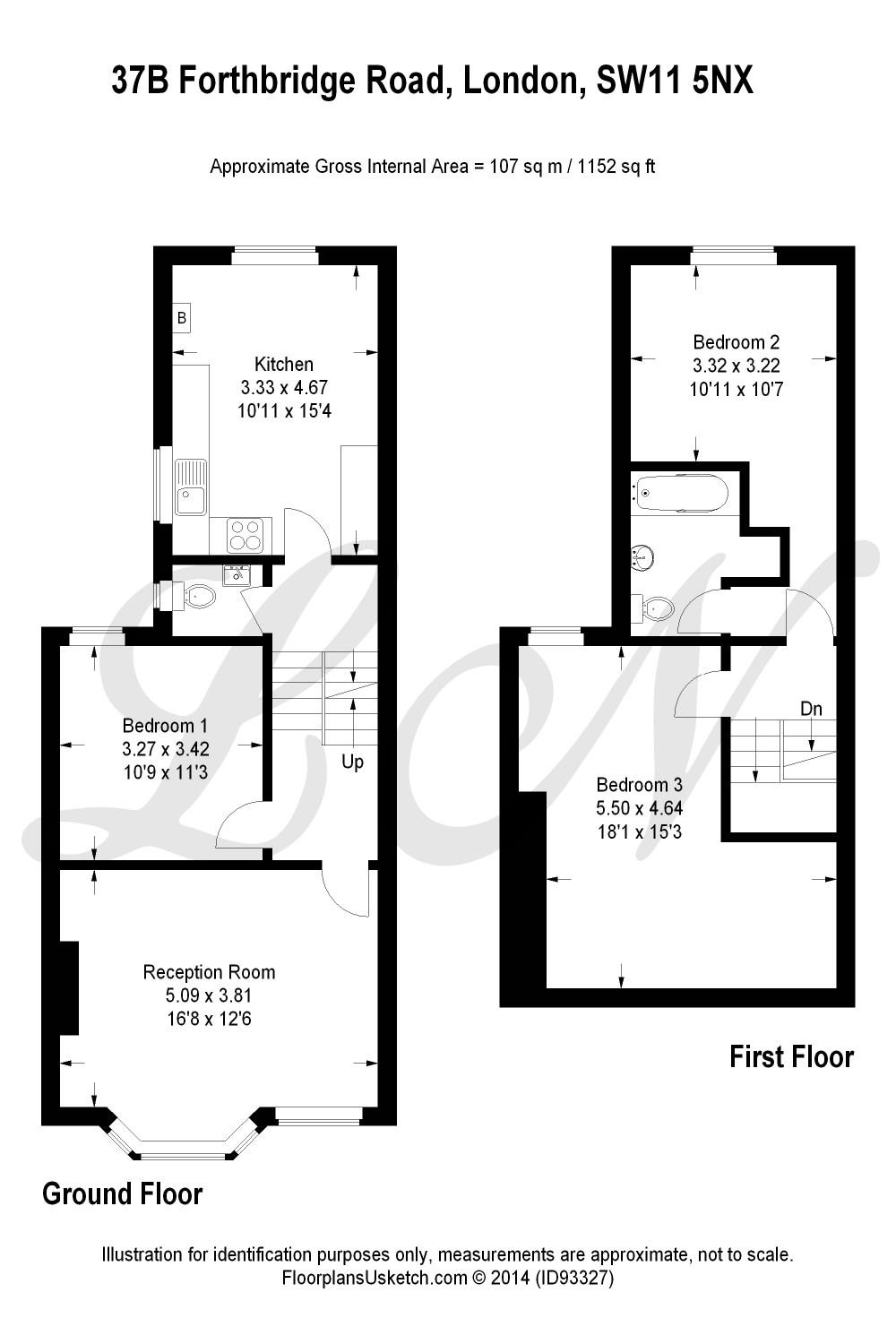 3 Bedrooms Flat to rent in Forthbridge Road, Clapham SW11