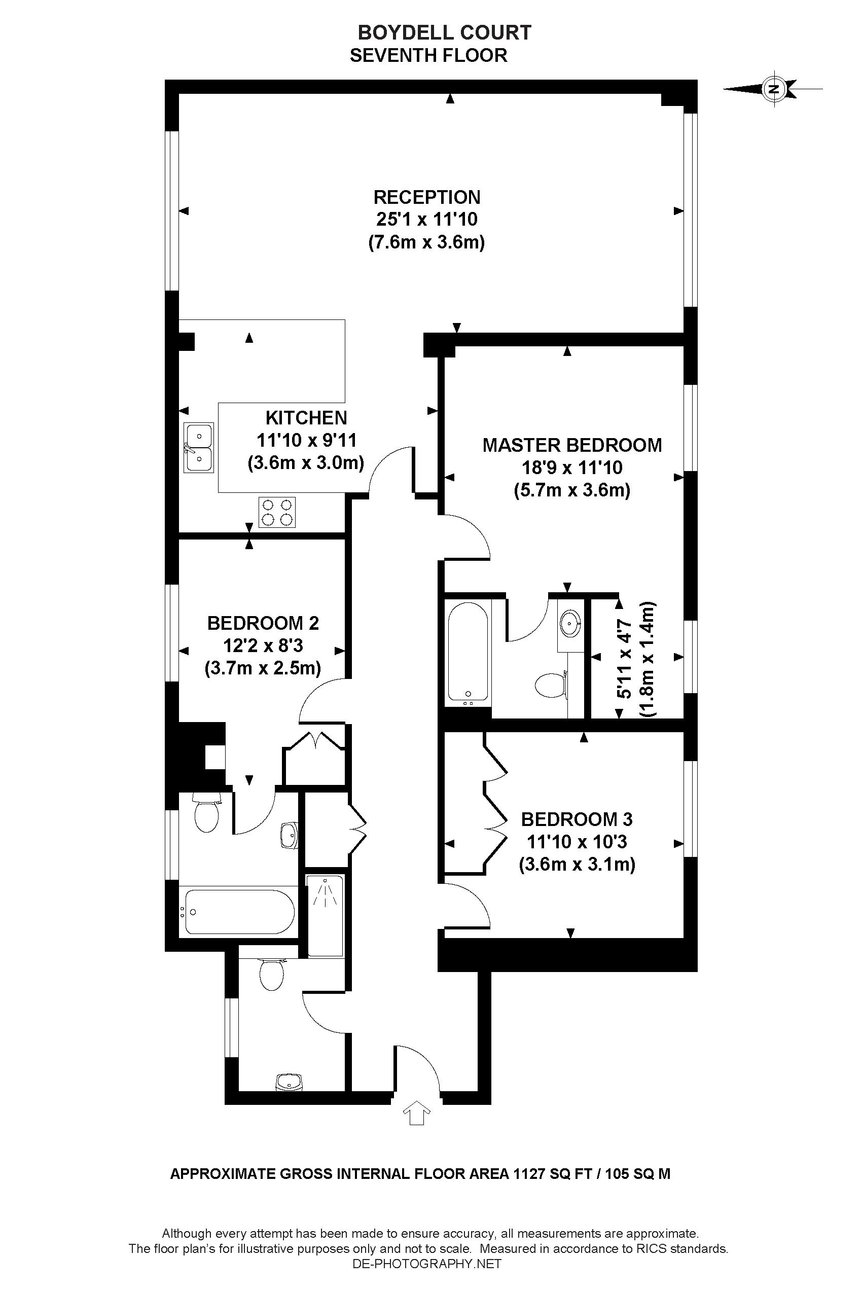 3 Bedrooms Flat to rent in St. Johns Wood Park, London NW8