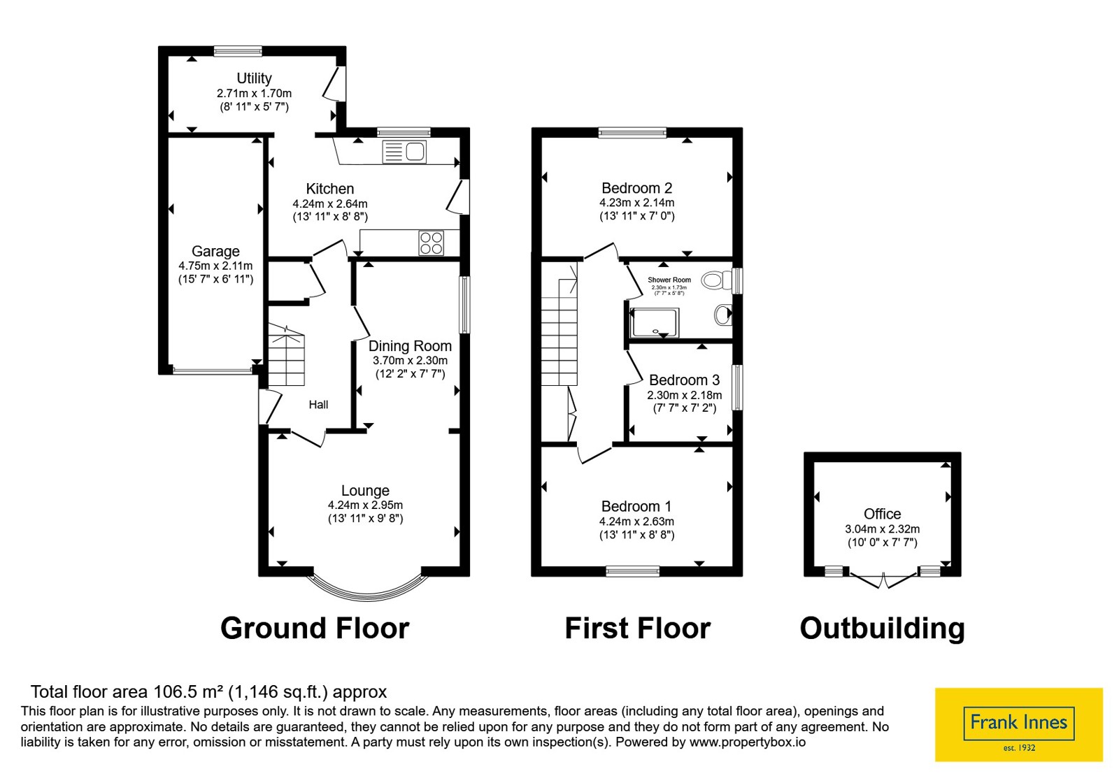 72, The Crest, Swadlincote floorplan