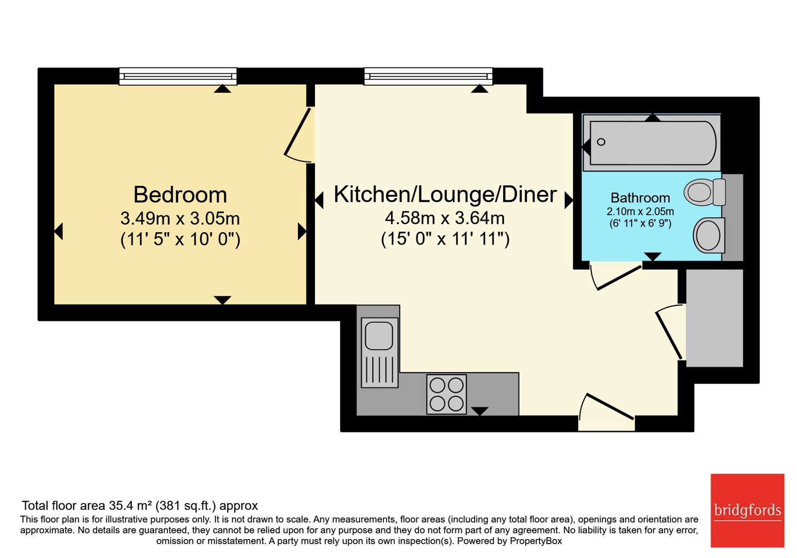 Apartment 94 Fabrick, 8, Warren Road, Cheshire floorplan