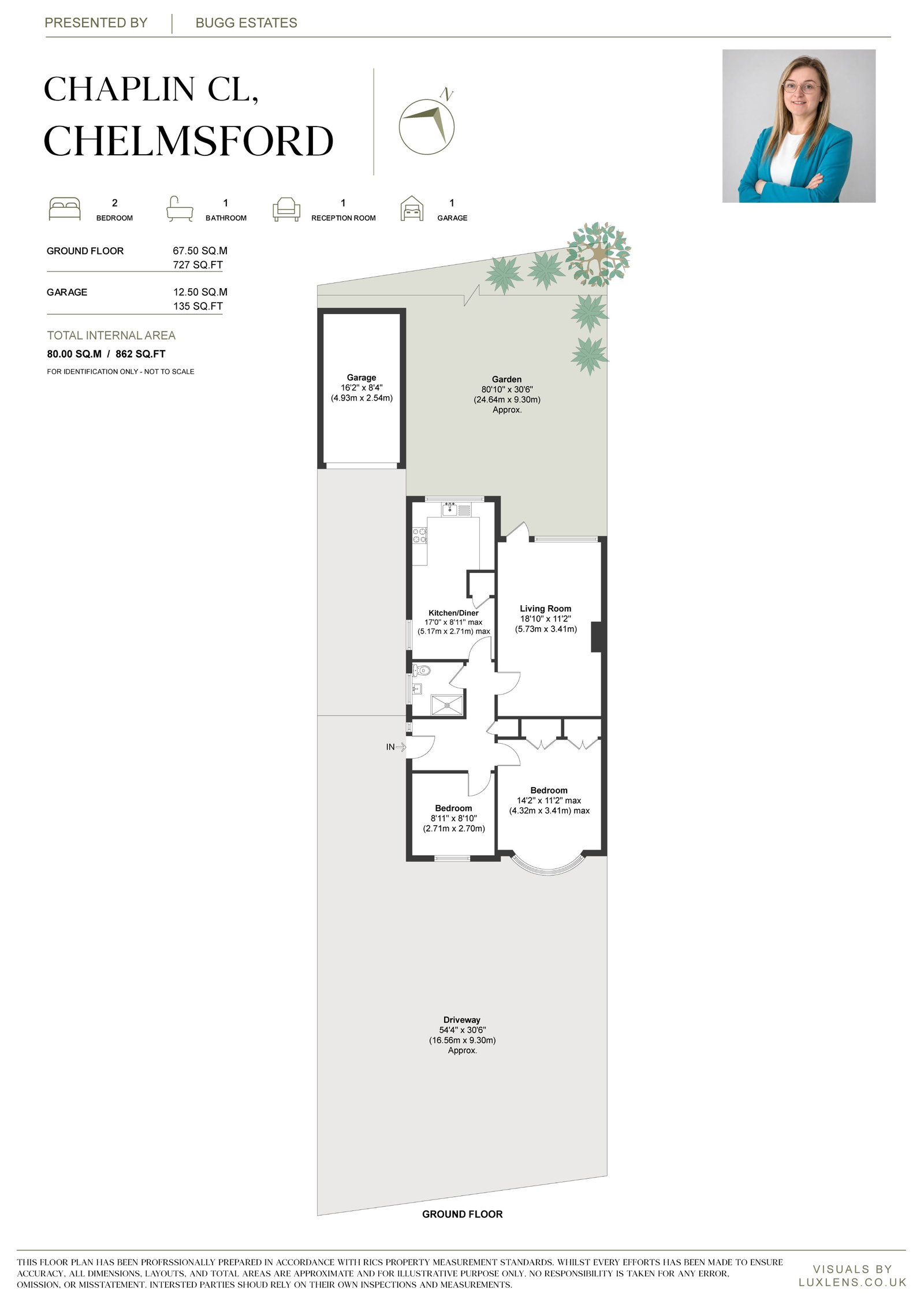 37, Chaplin Close, Chelmsford floorplan