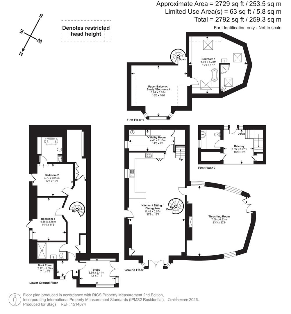 The Round House, Stoke Gabriel, Totnes floorplan