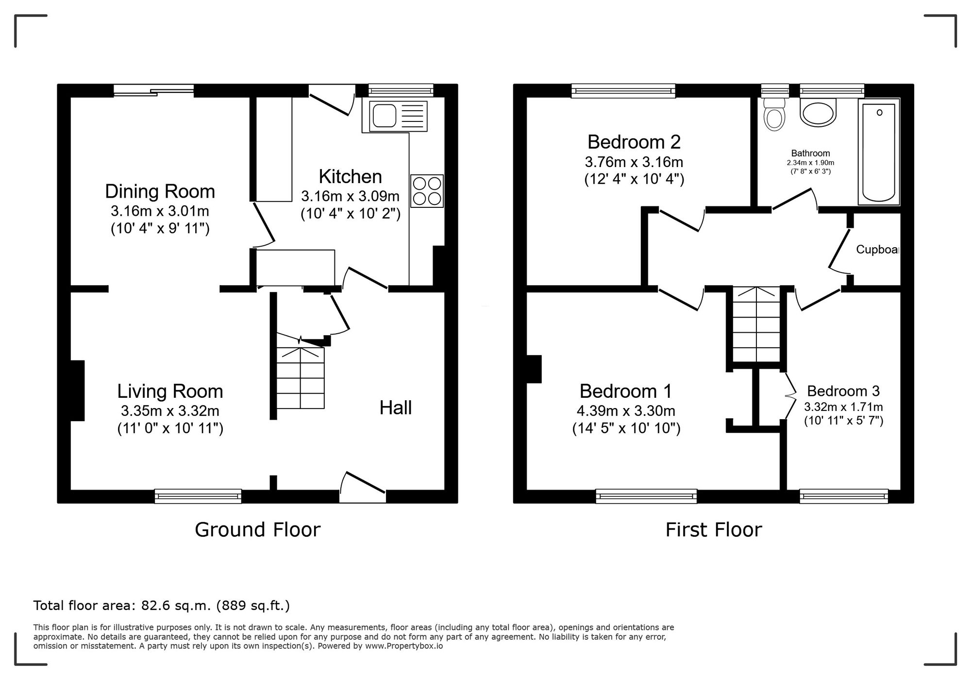 7 Swallow Road, Crawley floorplan