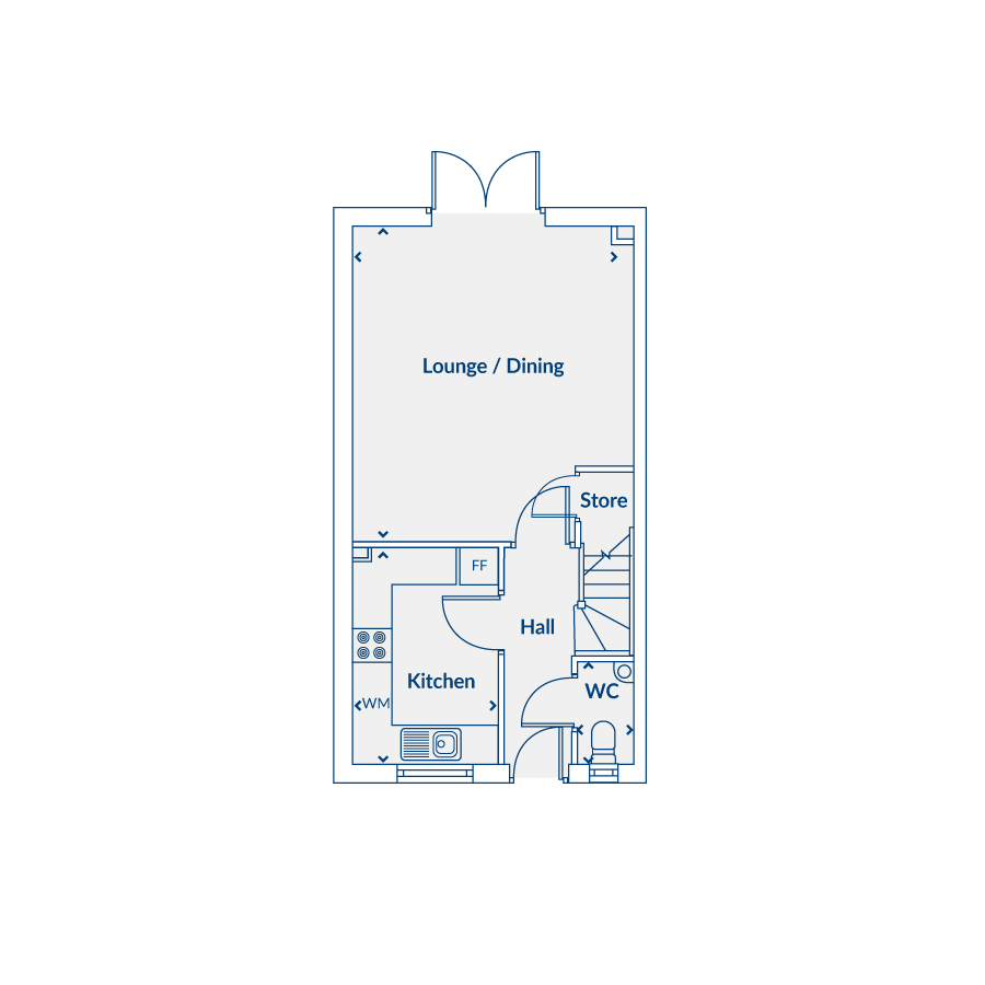 Plot 23, Fisherman's Wharf, Grimsby floorplan