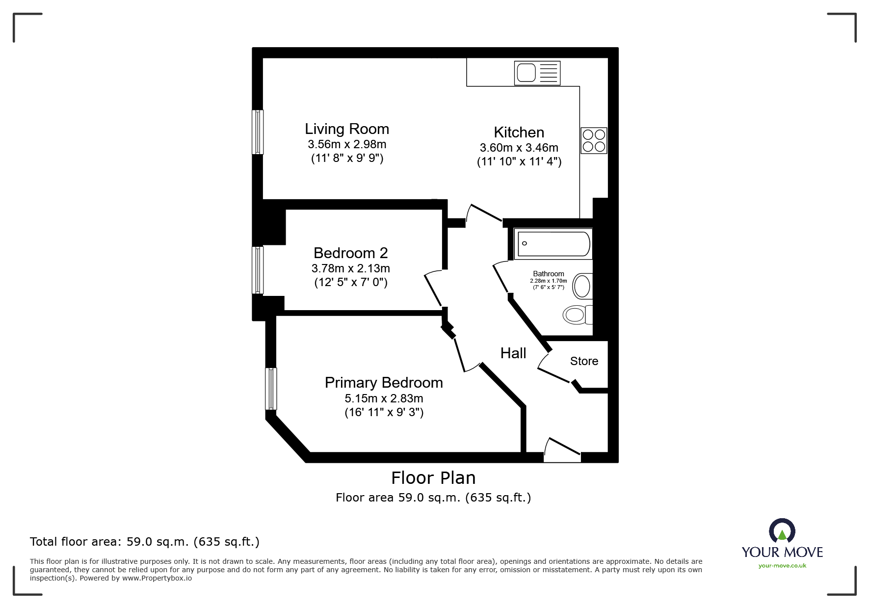 19, Samuel Court, Barnsley floorplan