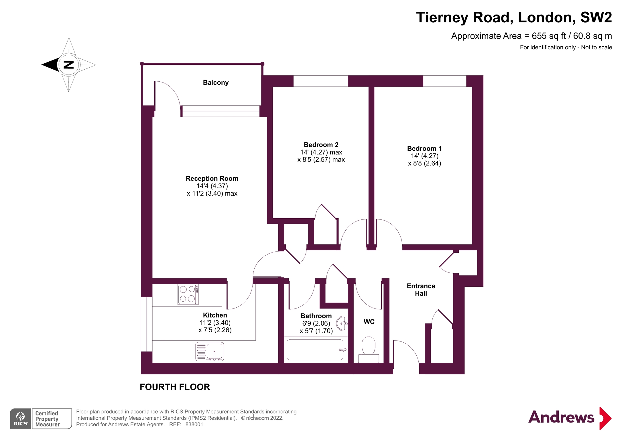 Flat 20,, Perry House, London floorplan