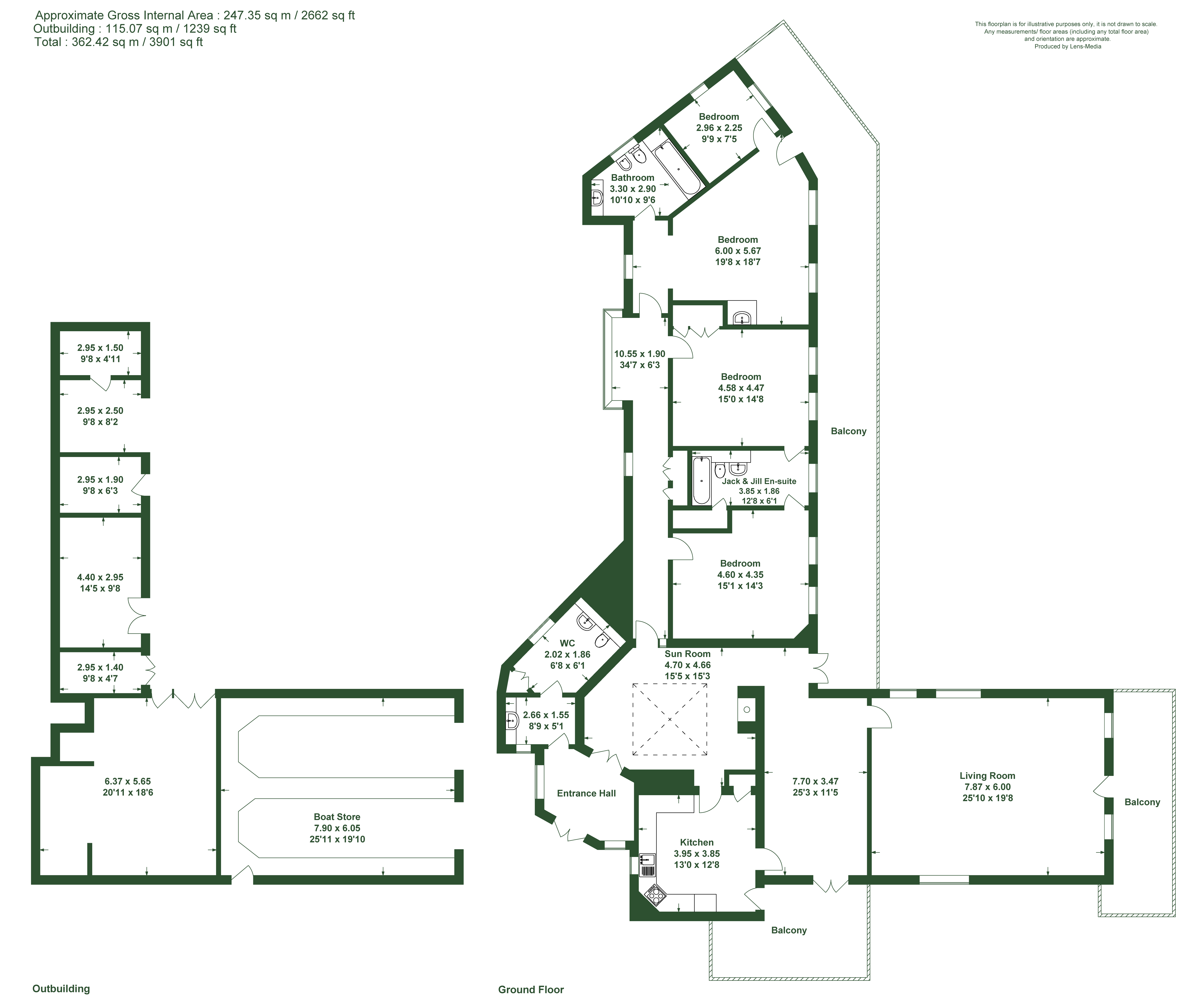 Windermere, Windermere floorplan