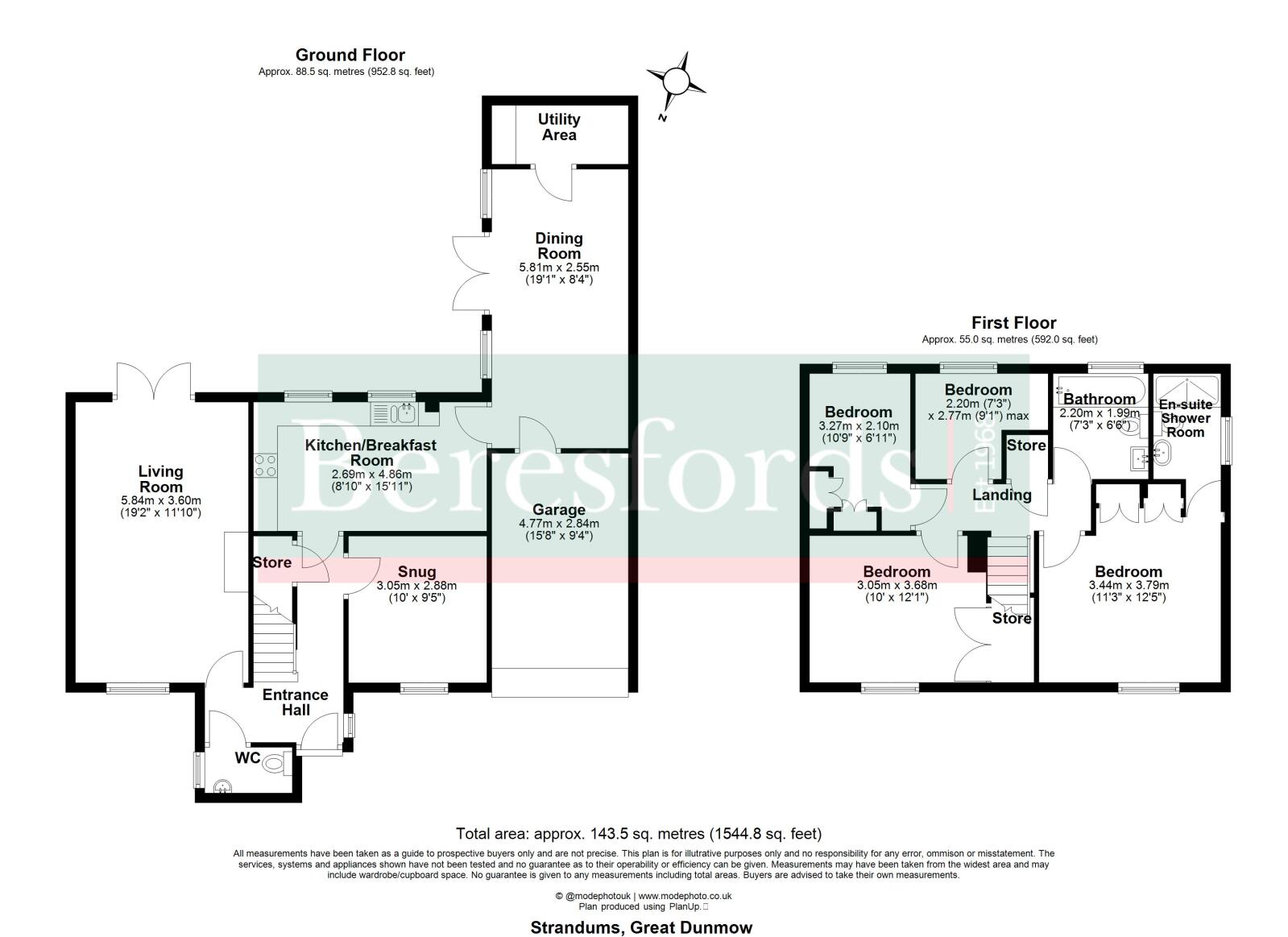 8, Standrums, Essex floorplan