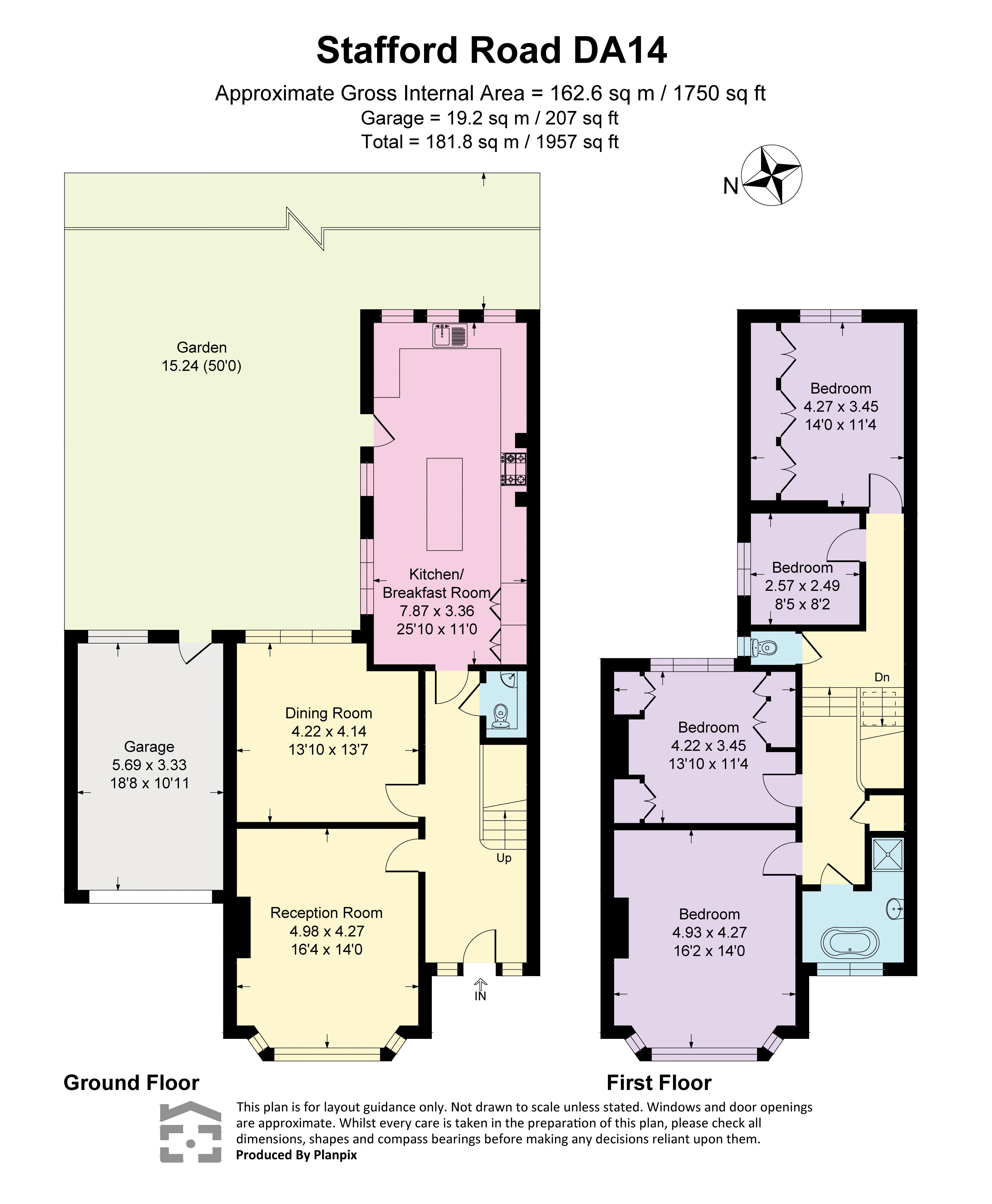 3, Stafford Road, Sidcup floorplan