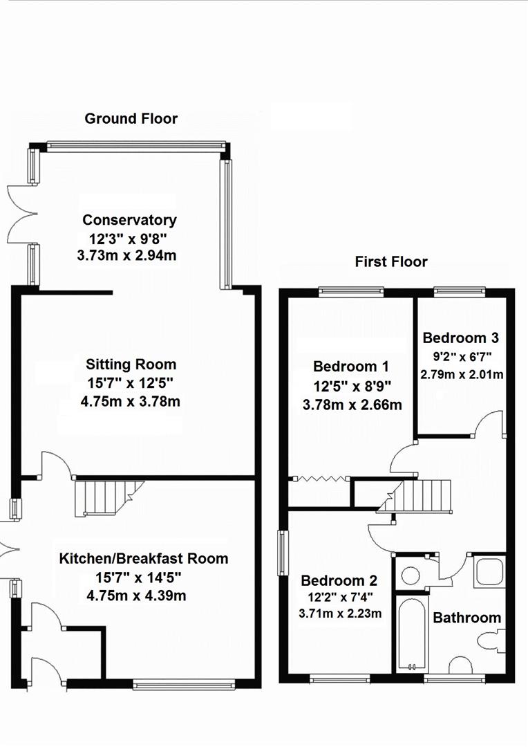 3 Bedrooms Semi-detached house for sale in Meadow Bank, Leigh, Tonbridge TN11