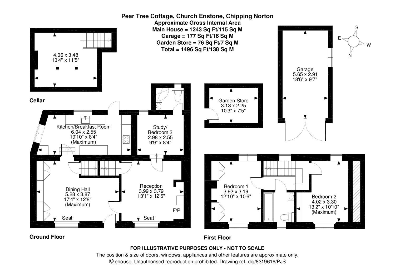 3 Bedrooms Semi-detached house for sale in Church Enstone, Chipping Norton, Oxfordshire OX7