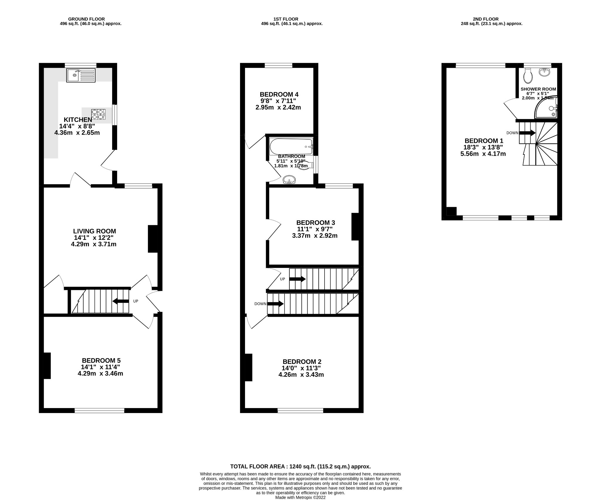 37, Upper Boundary Road, Derby floorplan