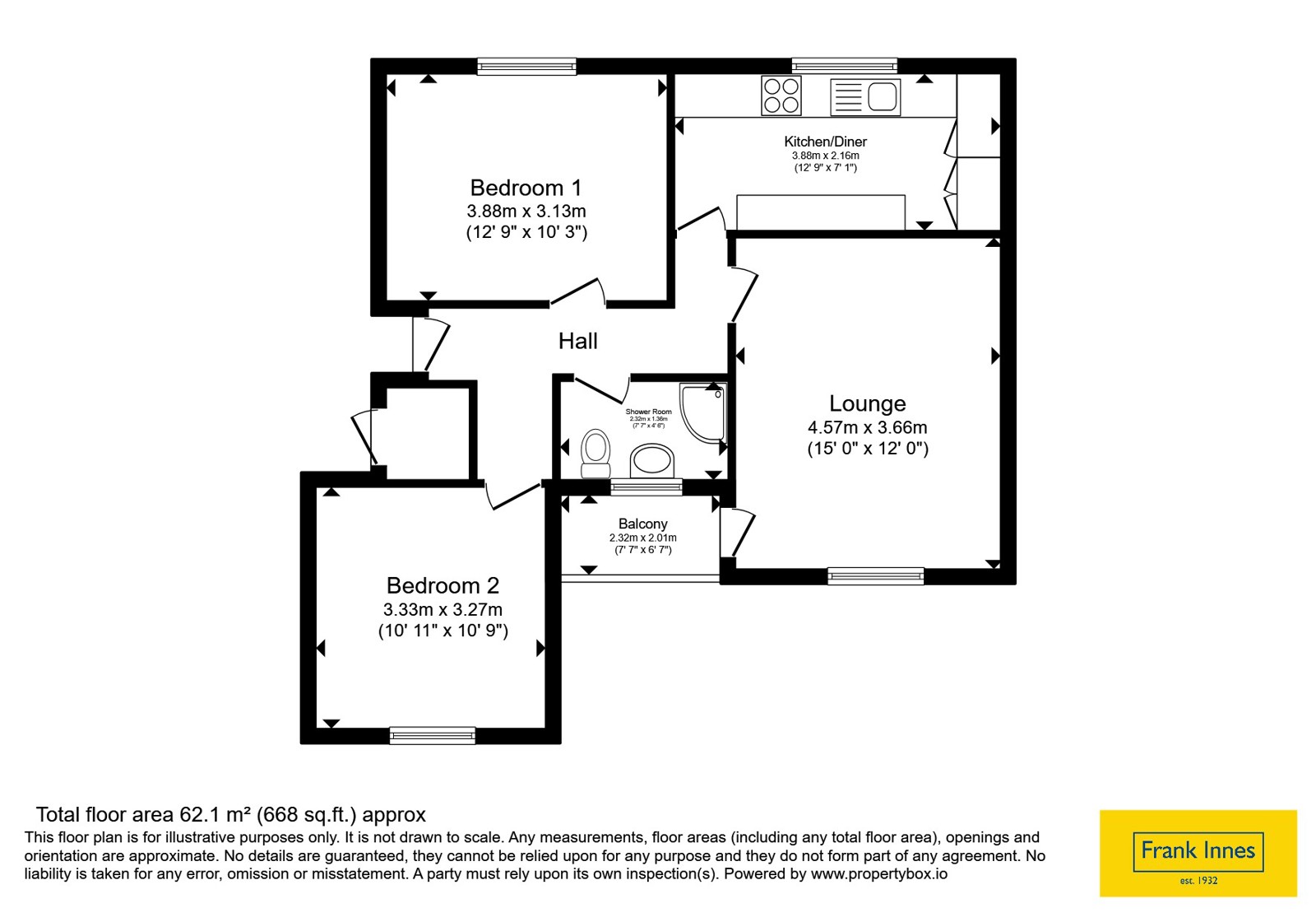 5 Brightman Houses,, Midland Road, Derbyshire floorplan