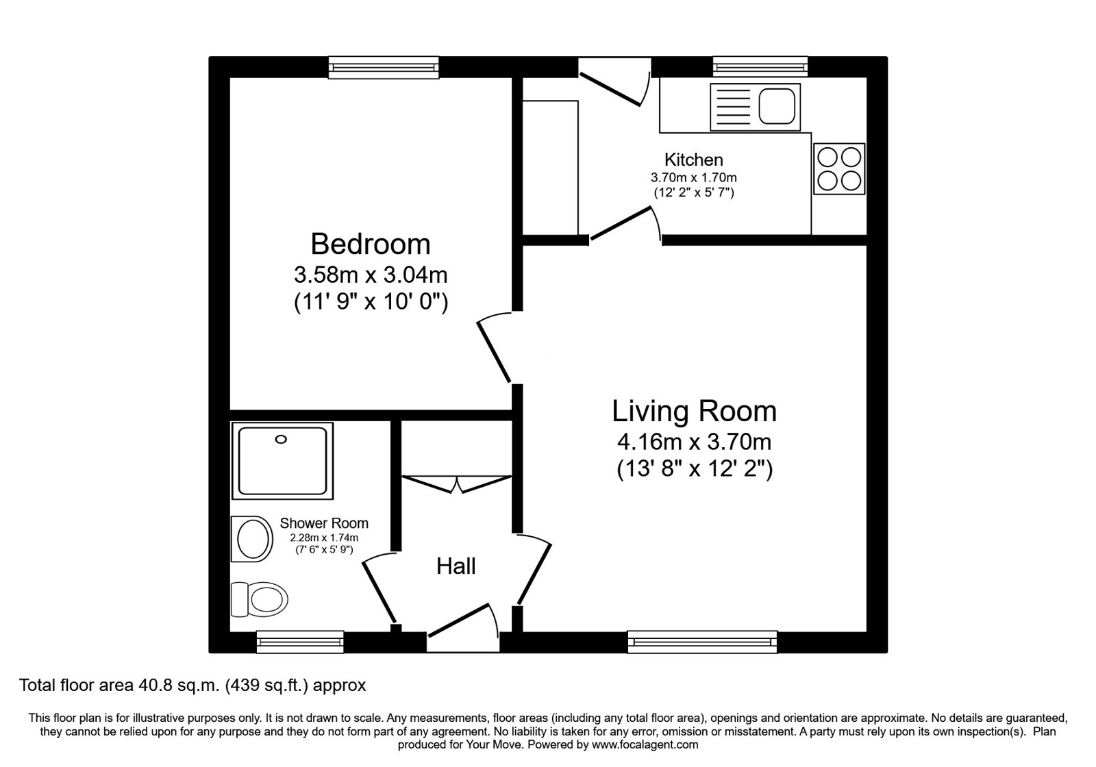 10, St. Claires Court, Lincolnshire floorplan
