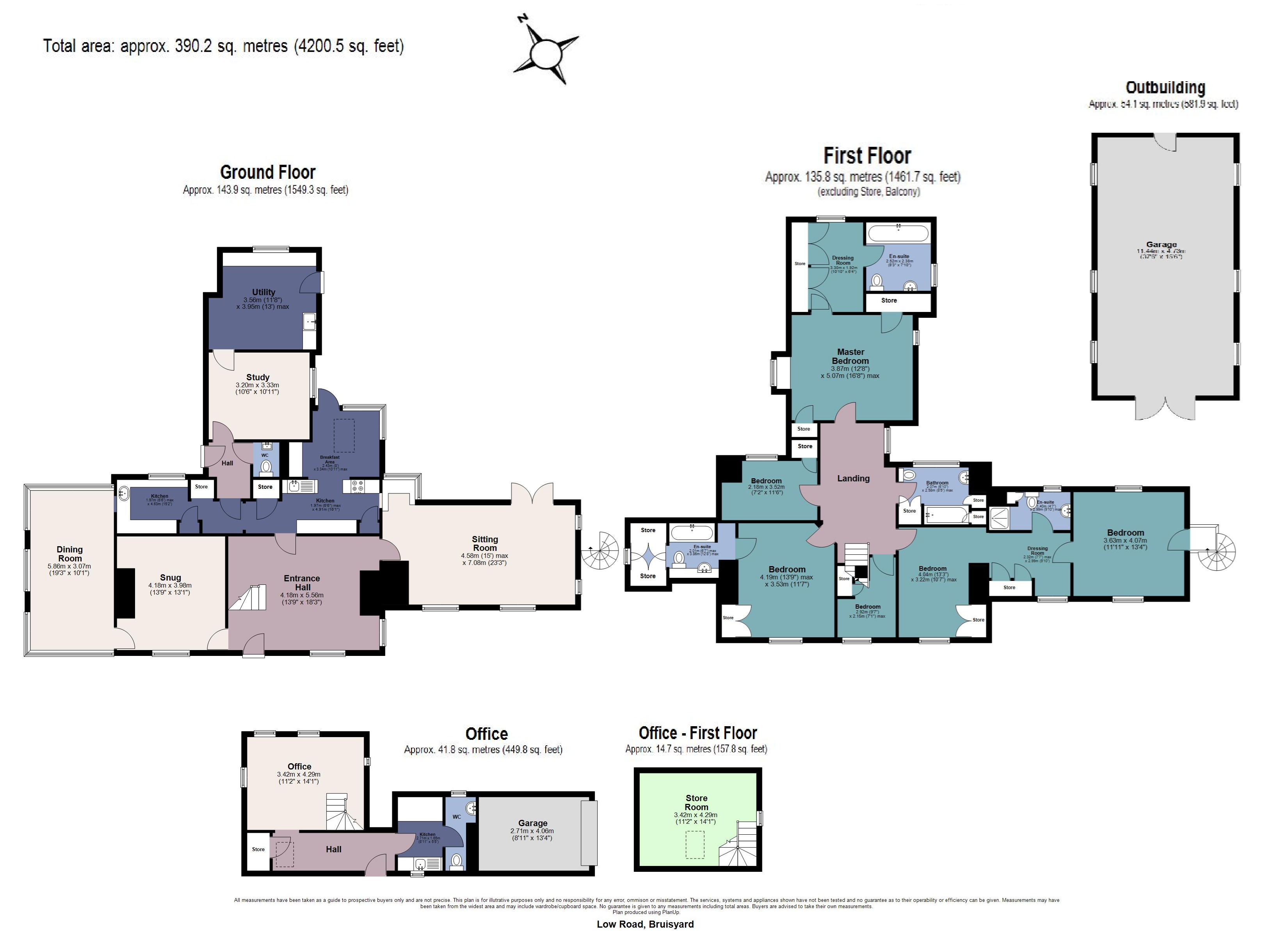 The Garden House,, Low Road, Saxmundham floorplan
