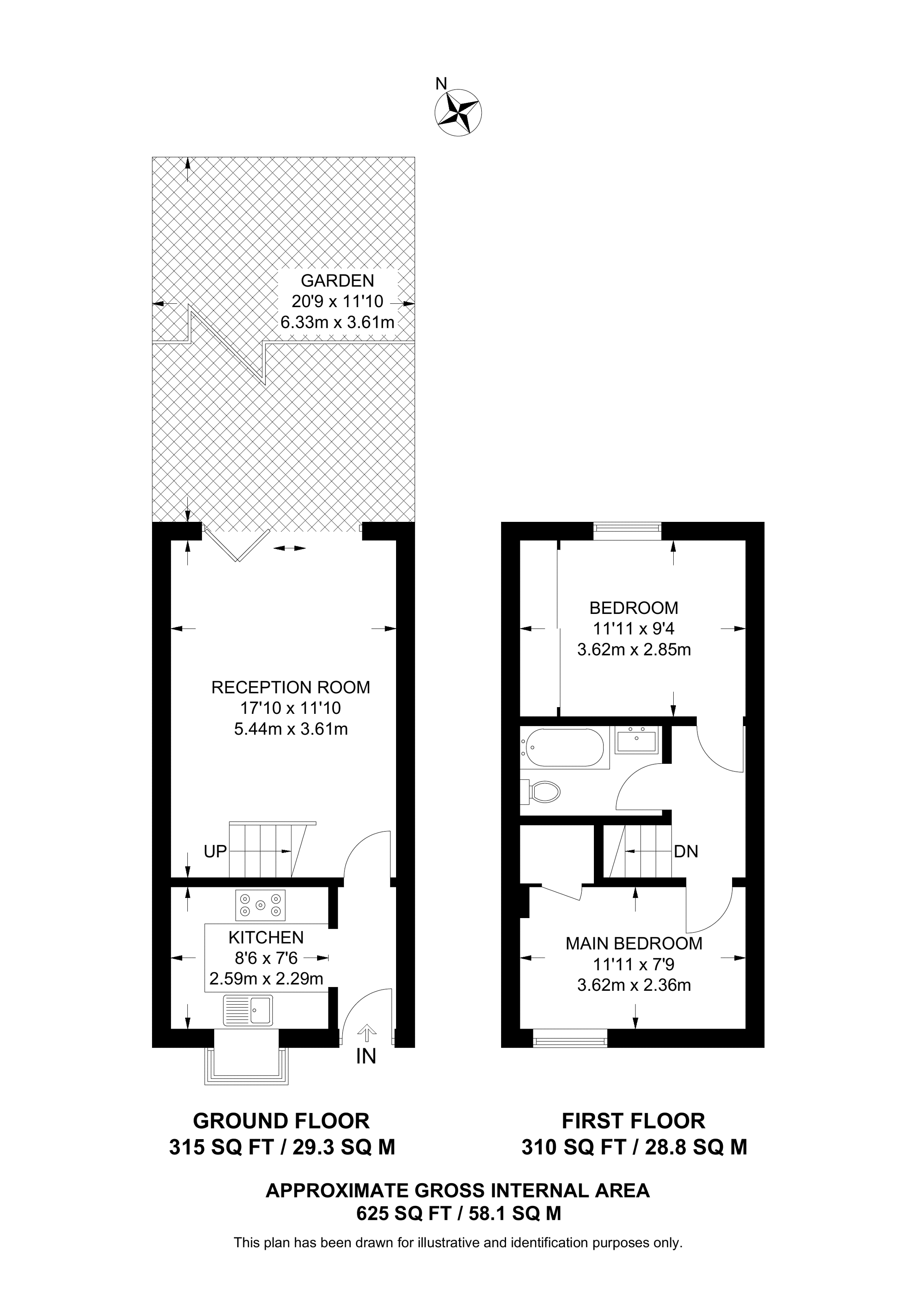 Linnet Mews, Nightingale Triangle floorplan