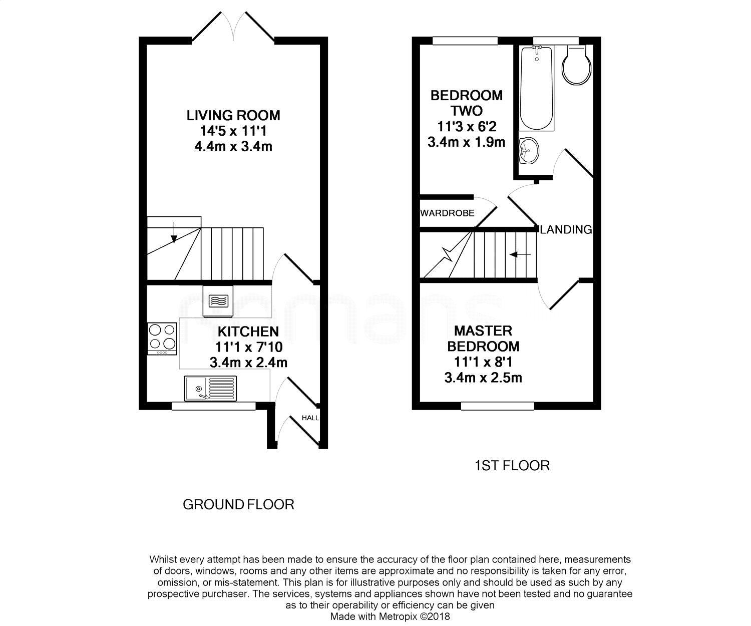 2 Bedrooms Terraced house for sale in Upavon Gardens, Bracknell, Berkshire RG12