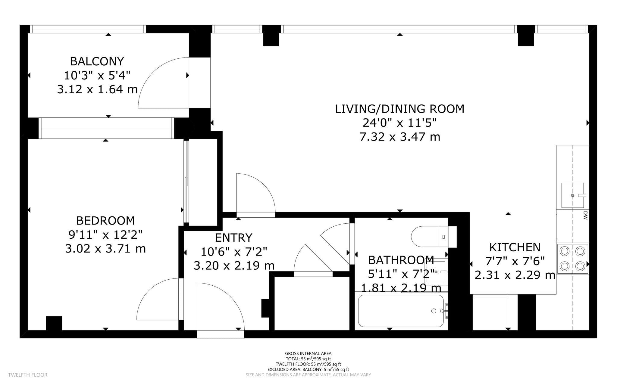 Olympic Way, Wembley floorplan