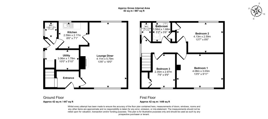 3 Meridian Road, Boston PE21 0NB floorplan