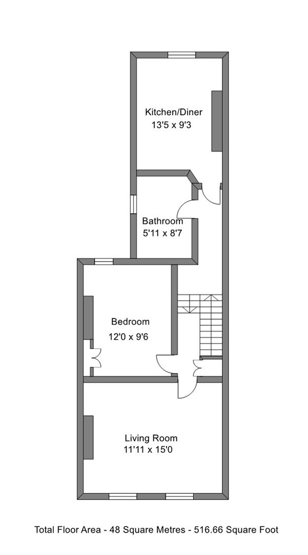 Lorne Road, Forest Gate, London E7, 1 bedroom flat for sale 64446645