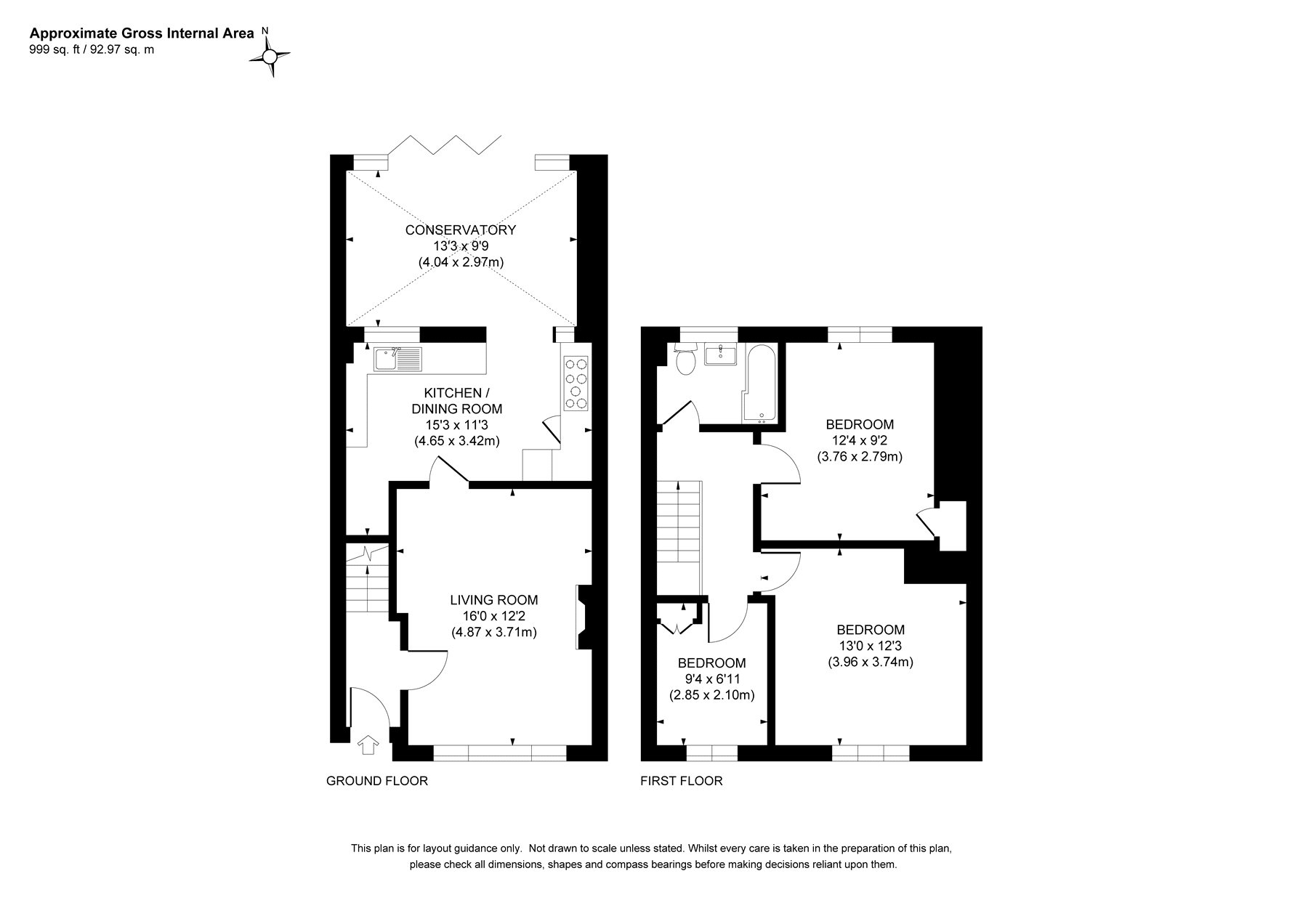 48, Connaught Crescent, Woking floorplan
