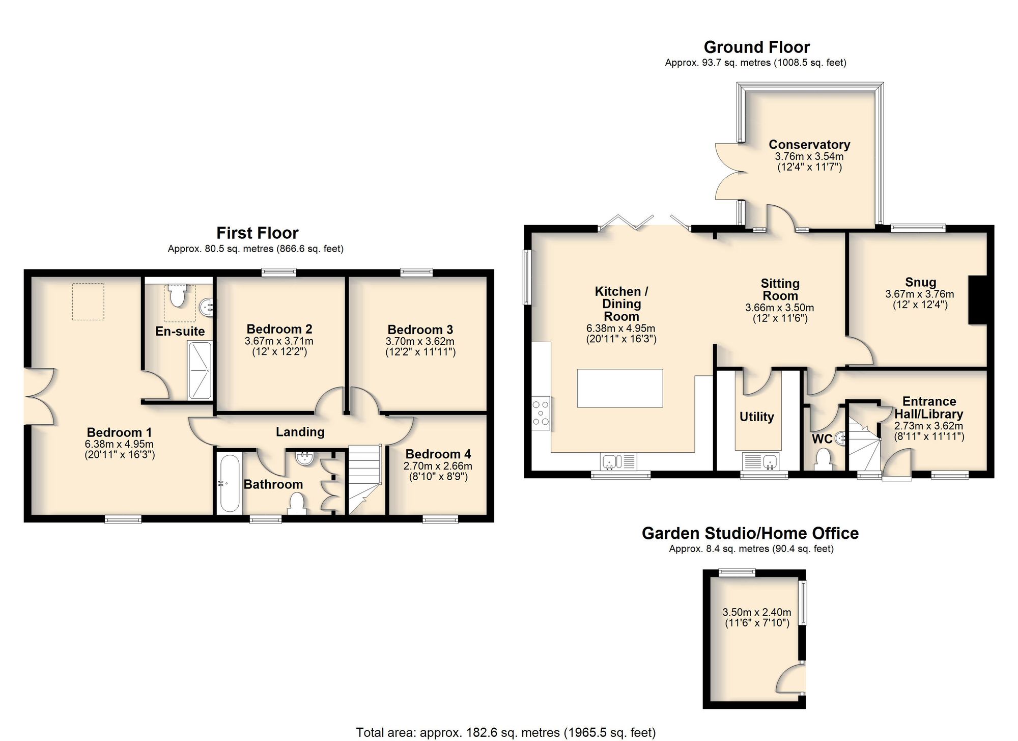 50 Mills Lane, Cambridge floorplan