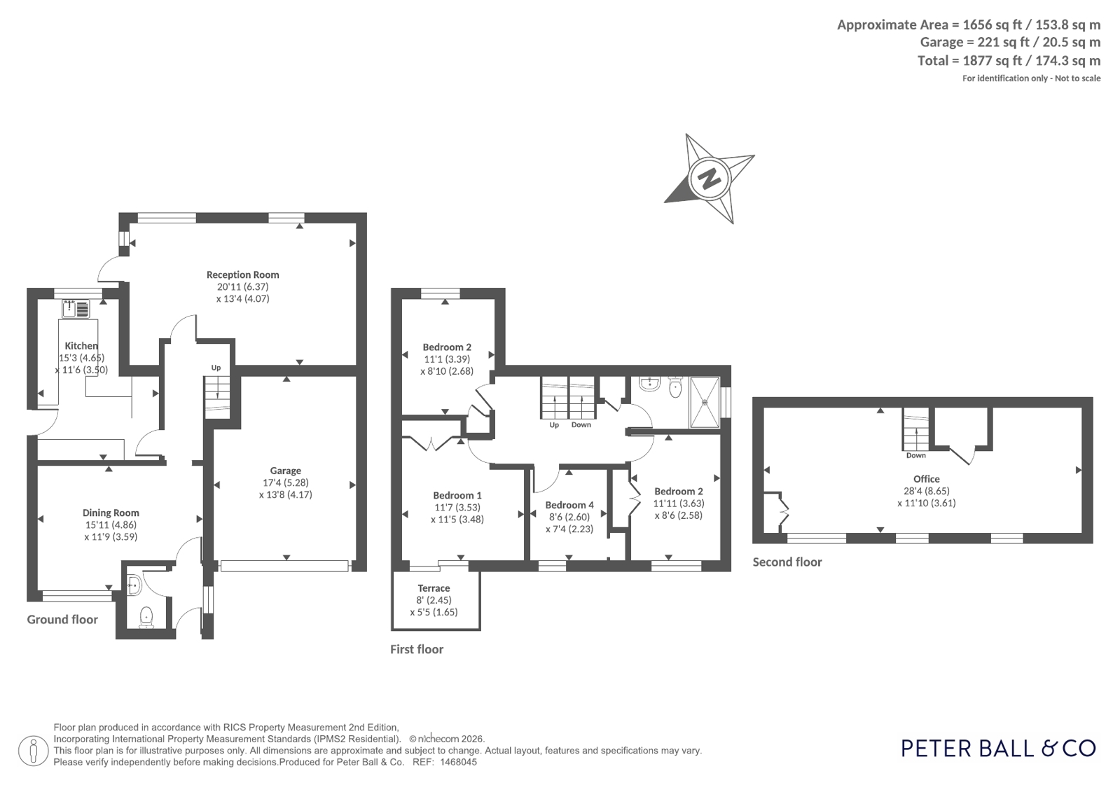 8, Lawrence Close, Cheltenham floorplan