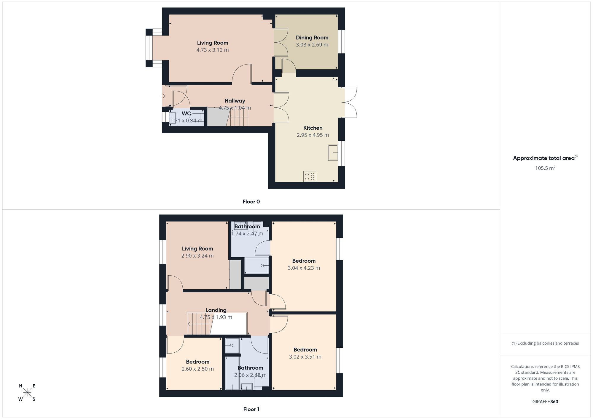 19 Bowes Gardens, Gateshead floorplan