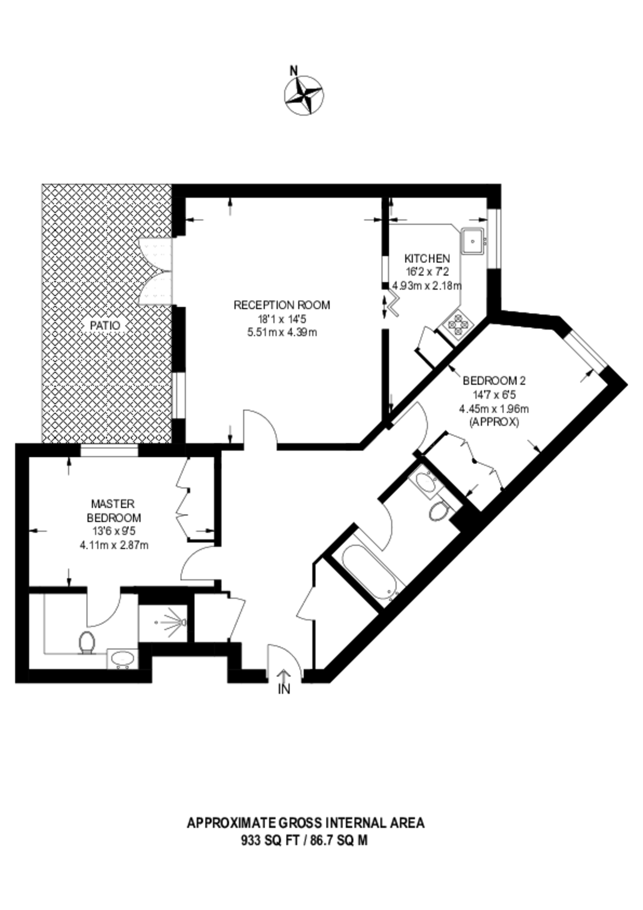 Arthur Road, Wimbledon Park floorplan