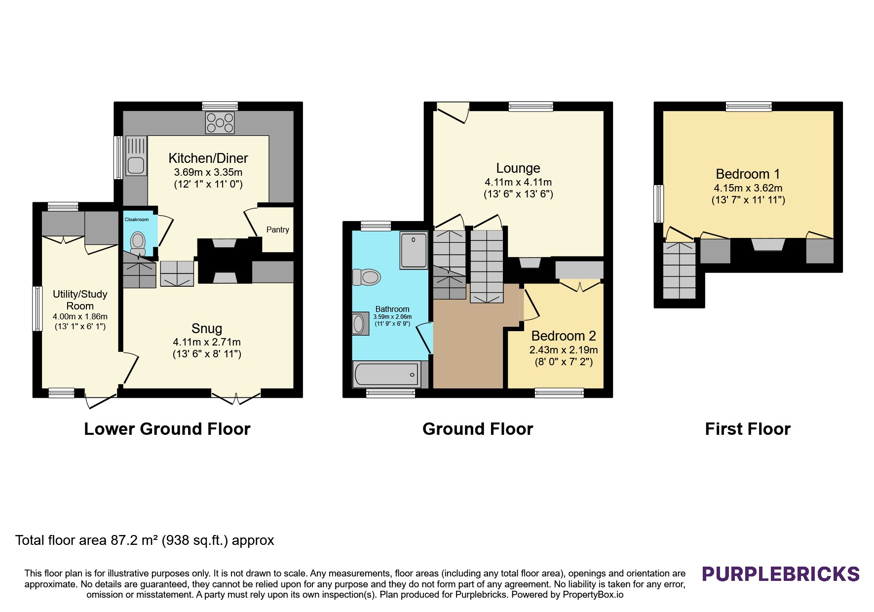 142, West Street, Deal floorplan