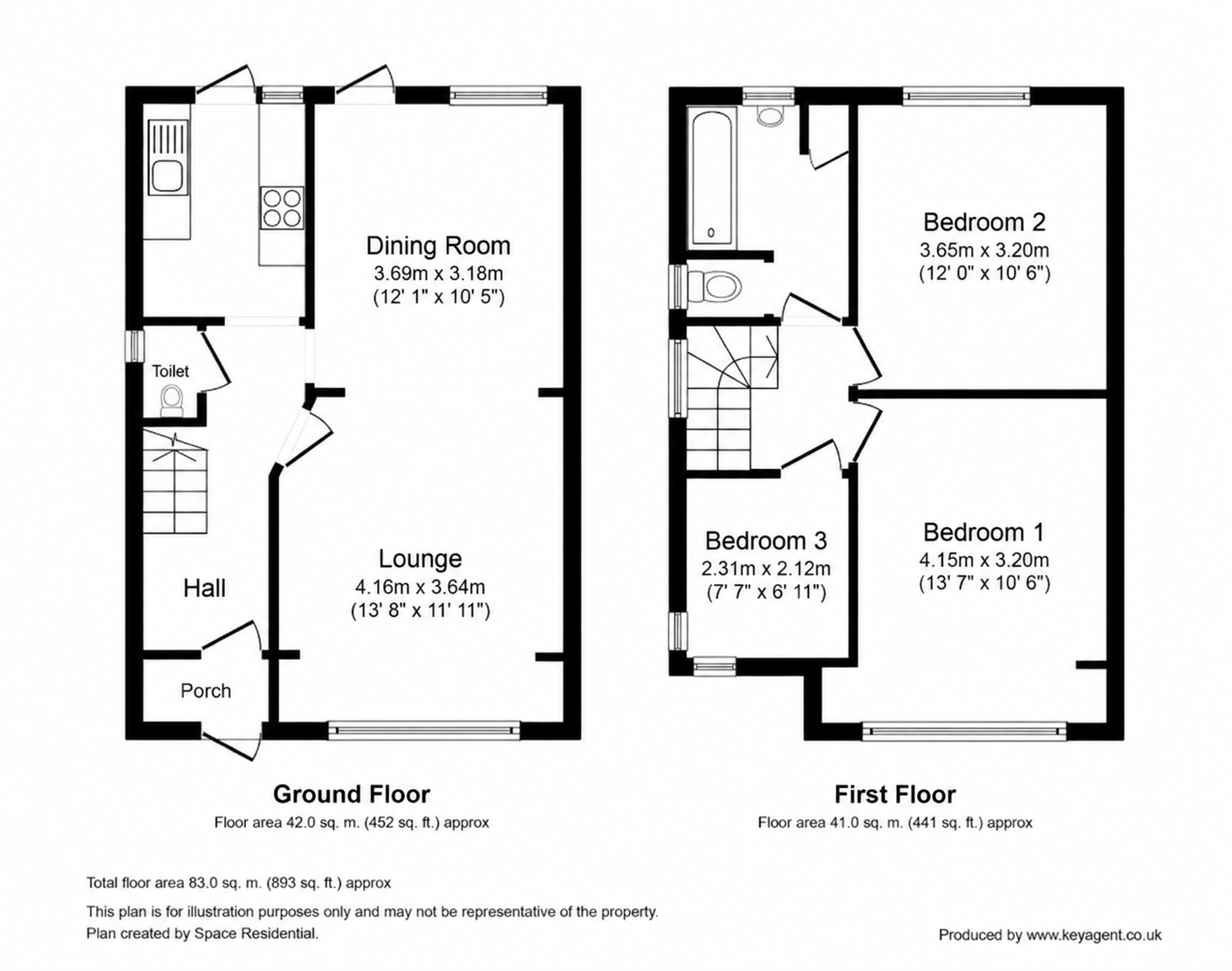 Grange Close, Edgware floorplan