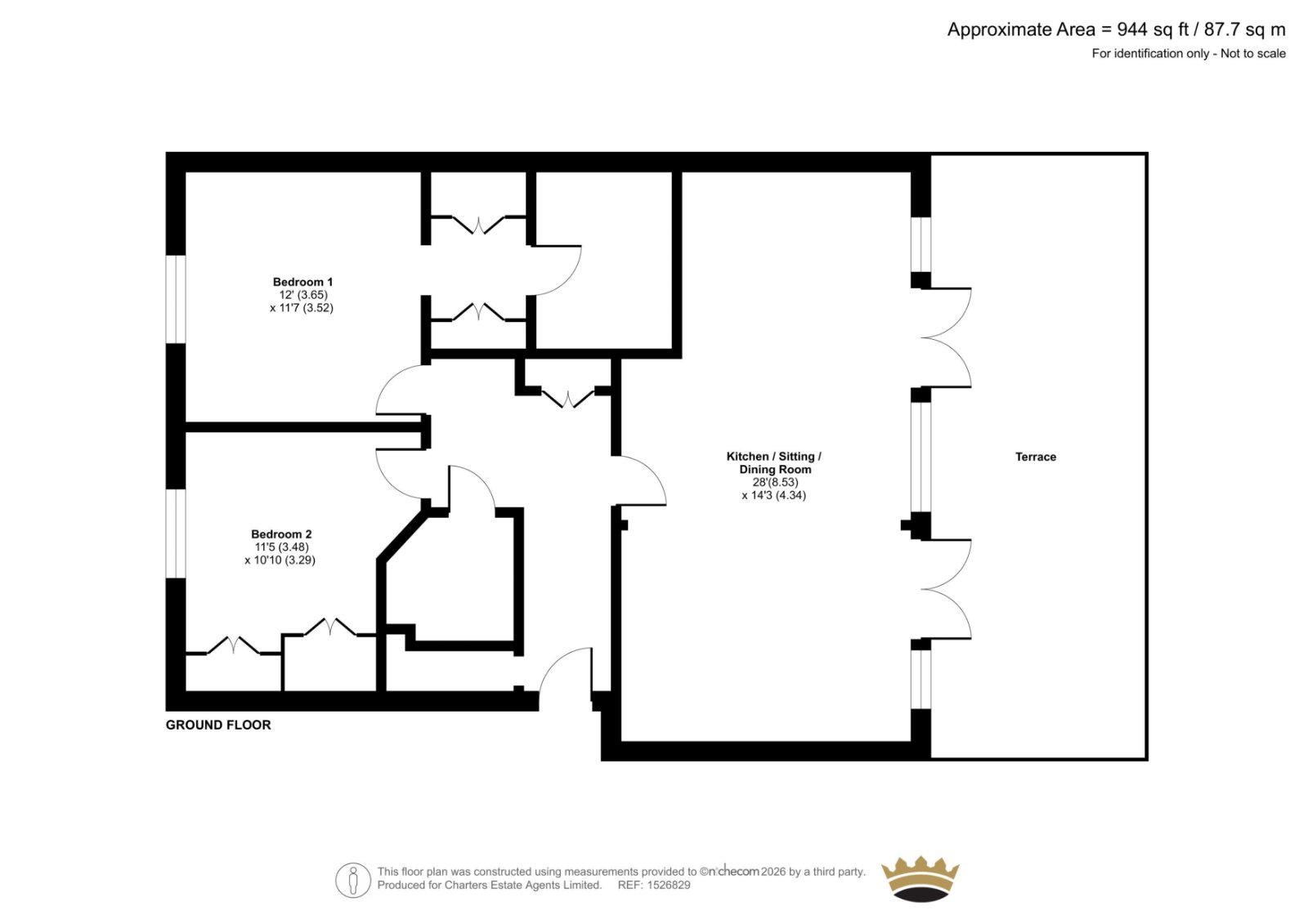 Apartment 20, Warnes,, Steyne Gardens, West Sussex floorplan