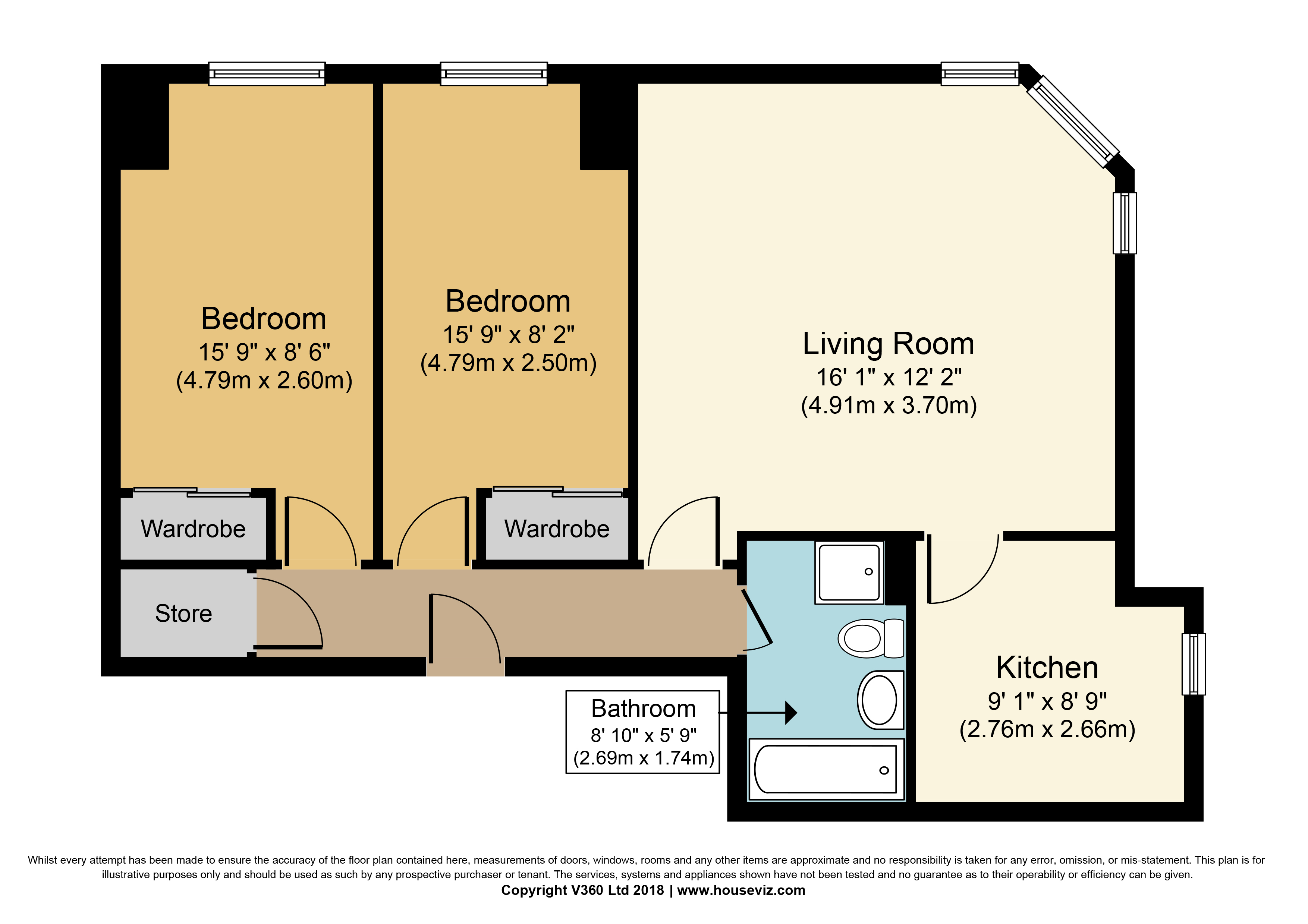 2 Bedrooms Flat for sale in Parkview Court, Camelon, Falkirk FK1