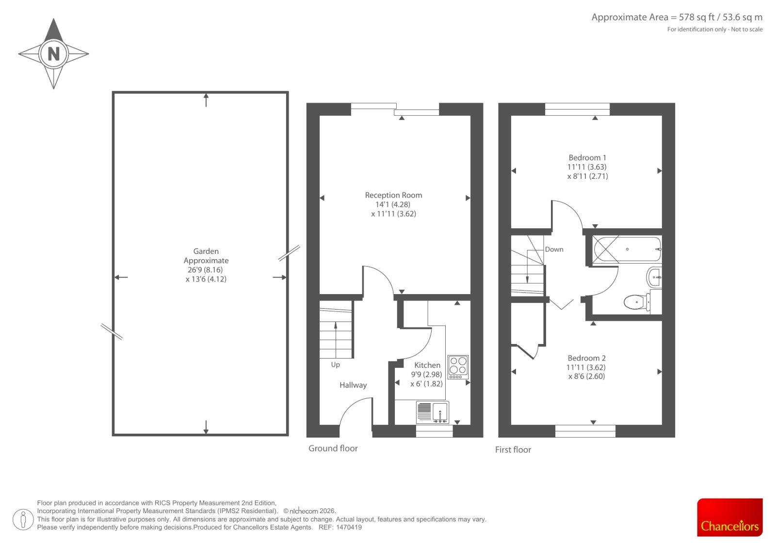 7, Earlstoke Close, Banbury floorplan