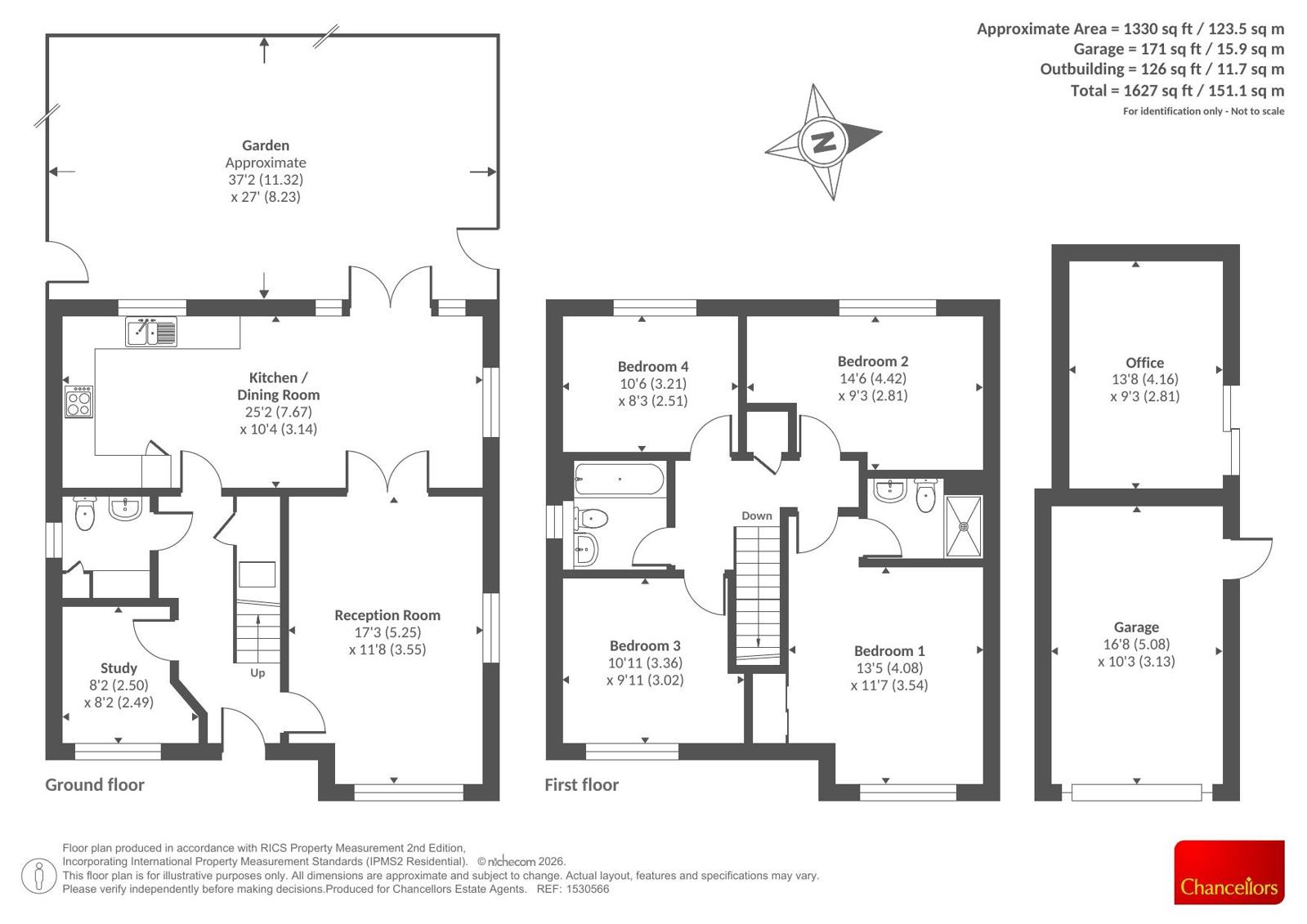 38, Dacey Drive, Bicester floorplan