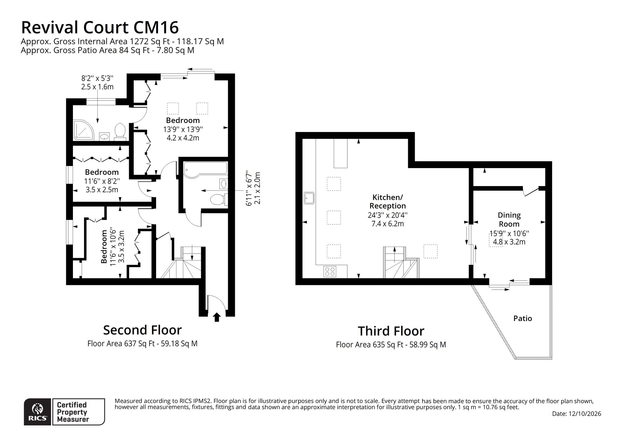 11 Revival Court Half Moon Lane, Epping floorplan