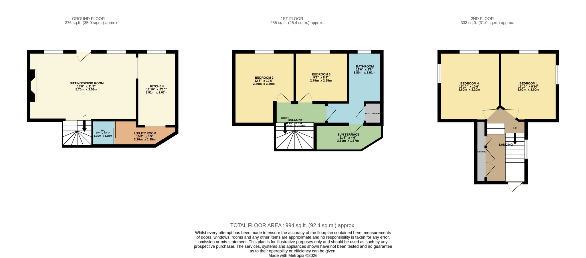 Sea View Cottage, North Road, Cornwall floorplan