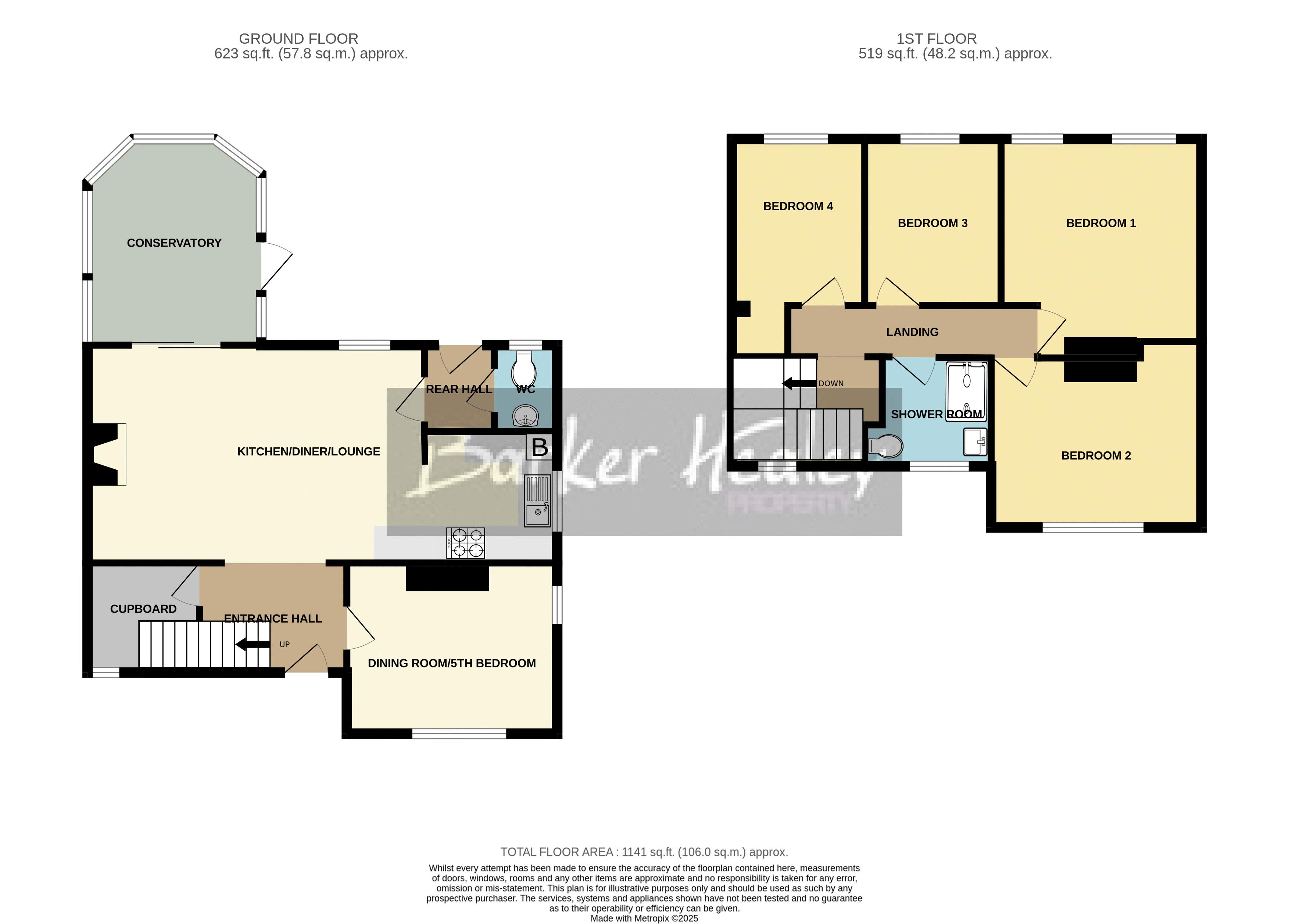 9, Vauxhall Crescent, Newport floorplan